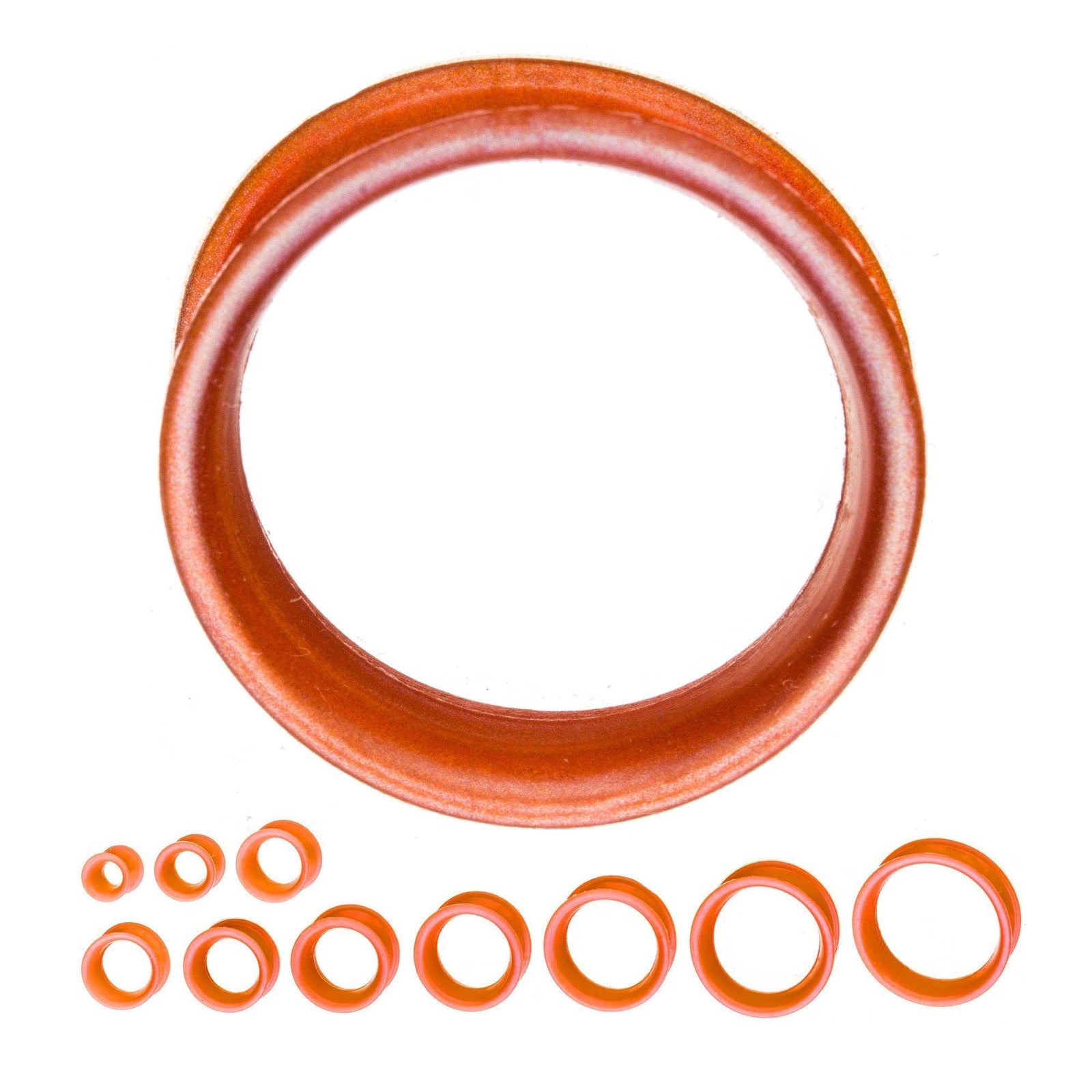 Tunnels - Double Flare Silicone Tunnel Plug V3 With Thicker Inner Rim - 1 Pair  sbvpslhl3og -Rebel Bod-RebelBod