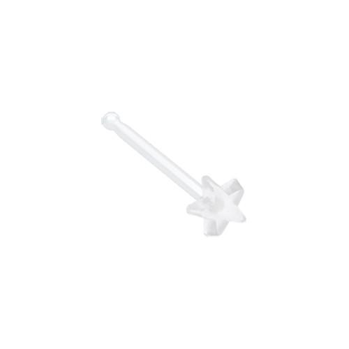 Star Top Clear UV Acrylic Nose Stud Retainer