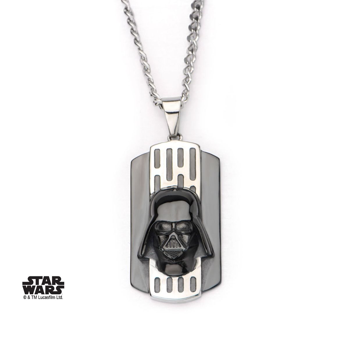 STAR WARS Star Wars 3D Darth Vader Dog Tag Pendant Necklace -Rebel Bod-RebelBod