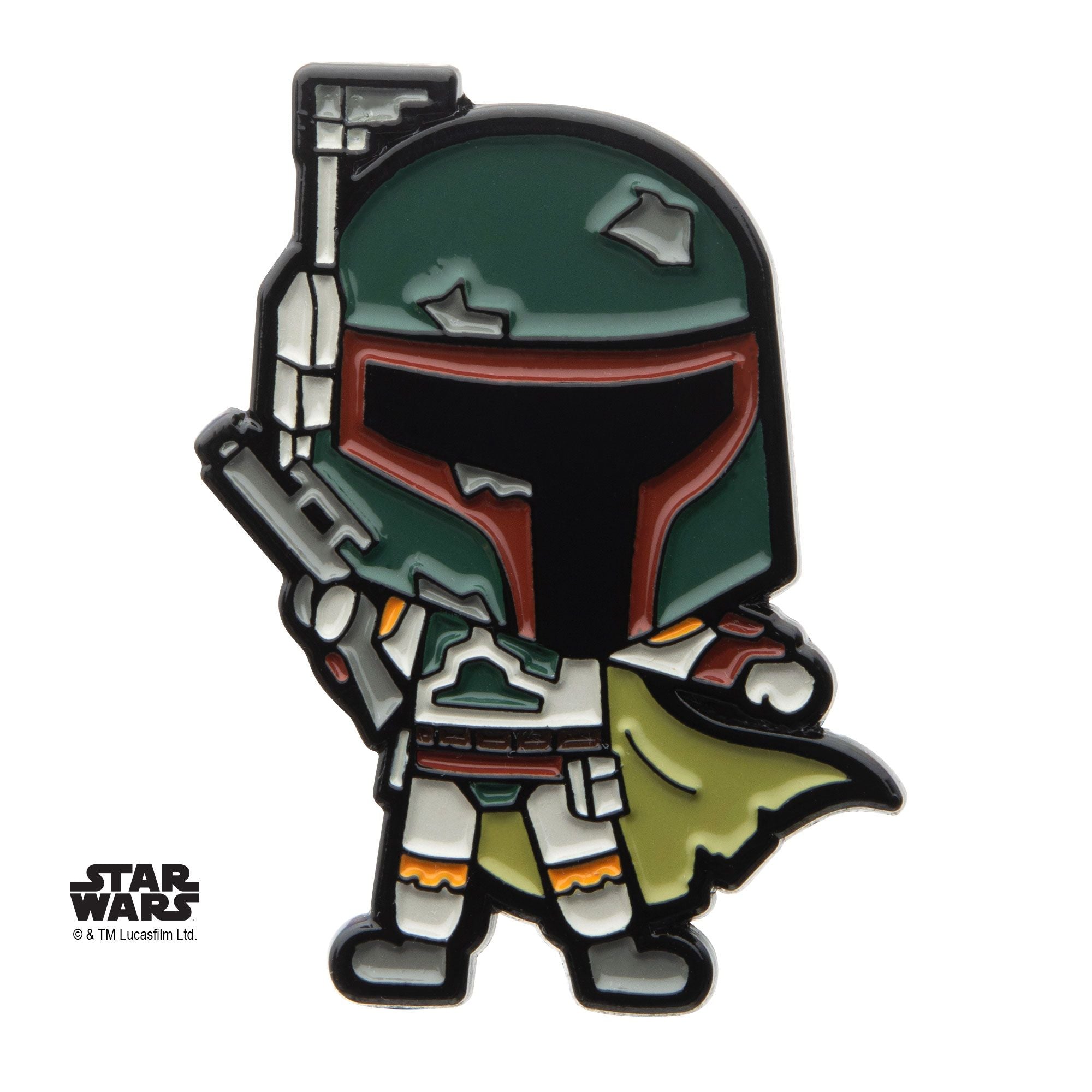 STAR WARS Star Wars Boba Fett Chibi Enamel Pin -Rebel Bod-RebelBod