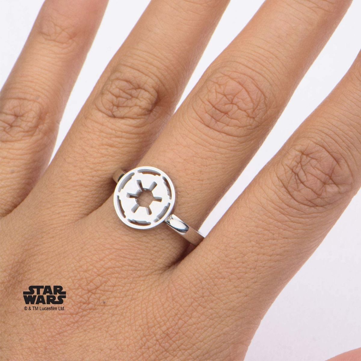 STAR WARS Star Wars Cut Out Galactic Empire Symbol Petite Ring -Rebel Bod-RebelBod