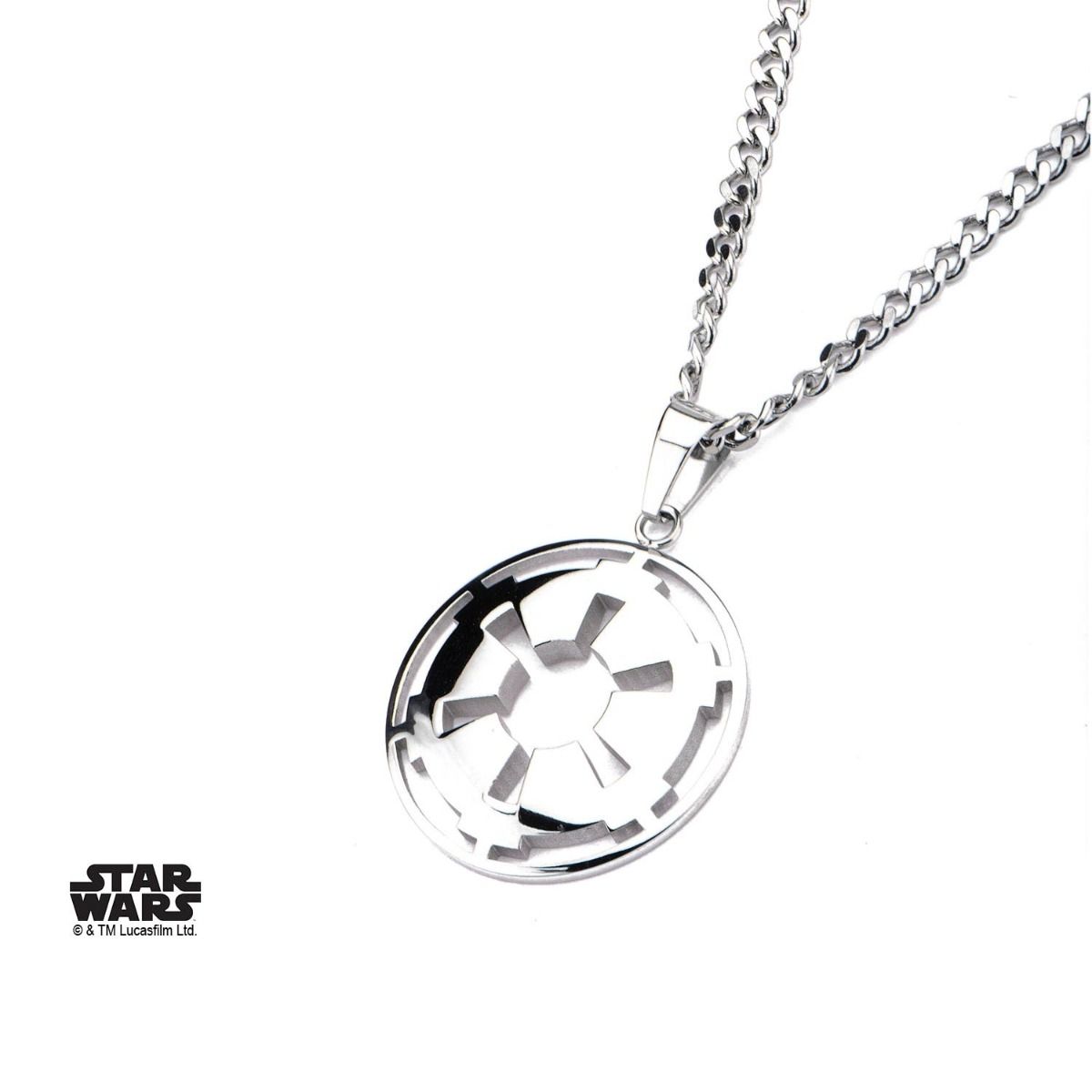 STAR WARS Star Wars Cut Out Galactic Empire Symbol Small Pendant Necklace -Rebel Bod-RebelBod