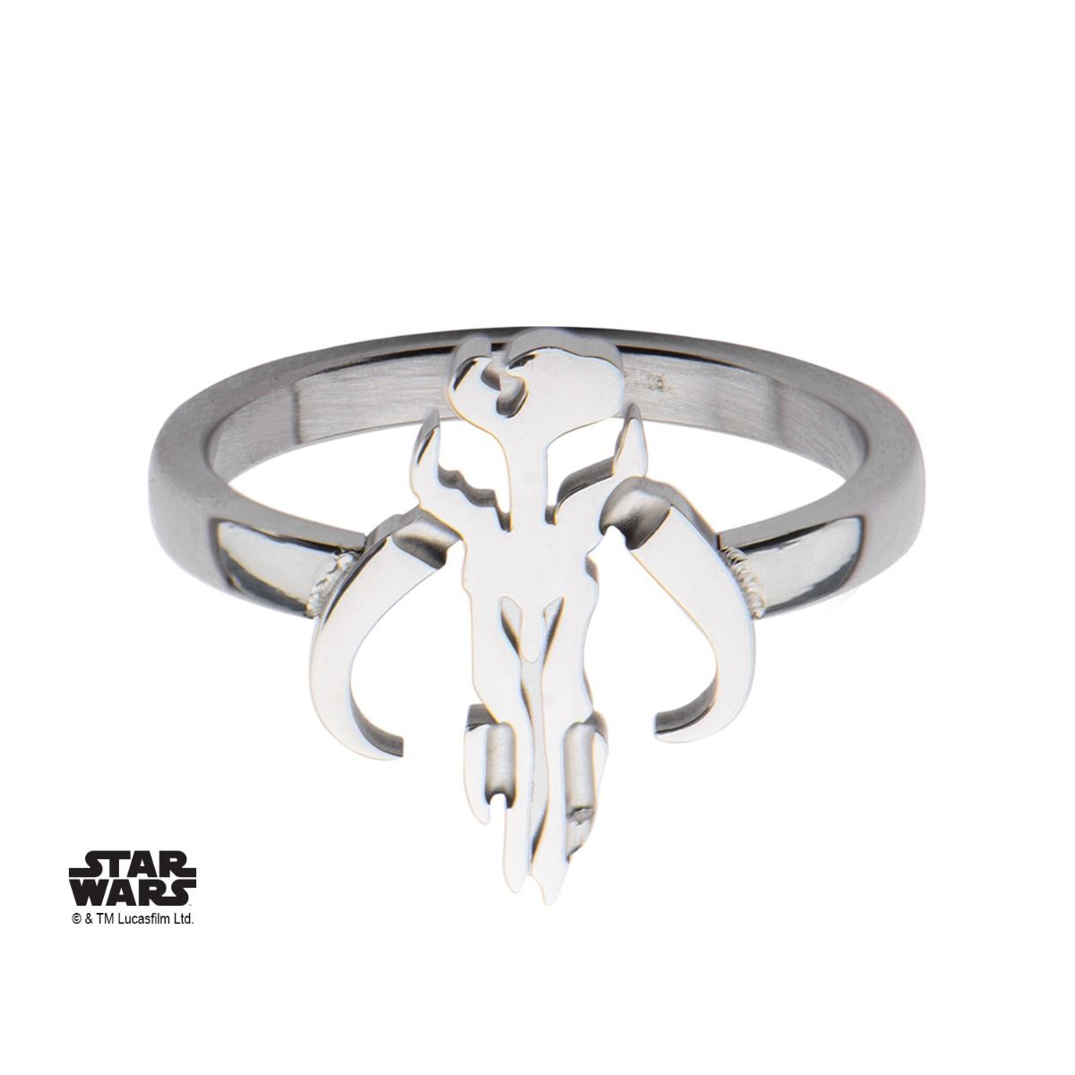 STAR WARS Star Wars Cut Out Mandalorian Symbol Petite Ring -Rebel Bod-RebelBod