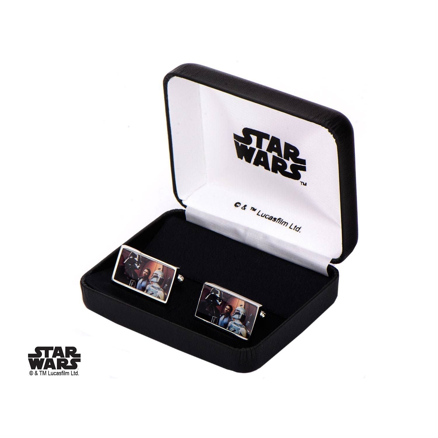 STAR WARS Star Wars Darth Vader Boba Fett Printed Rectangular Cufflinks -Rebel Bod-RebelBod