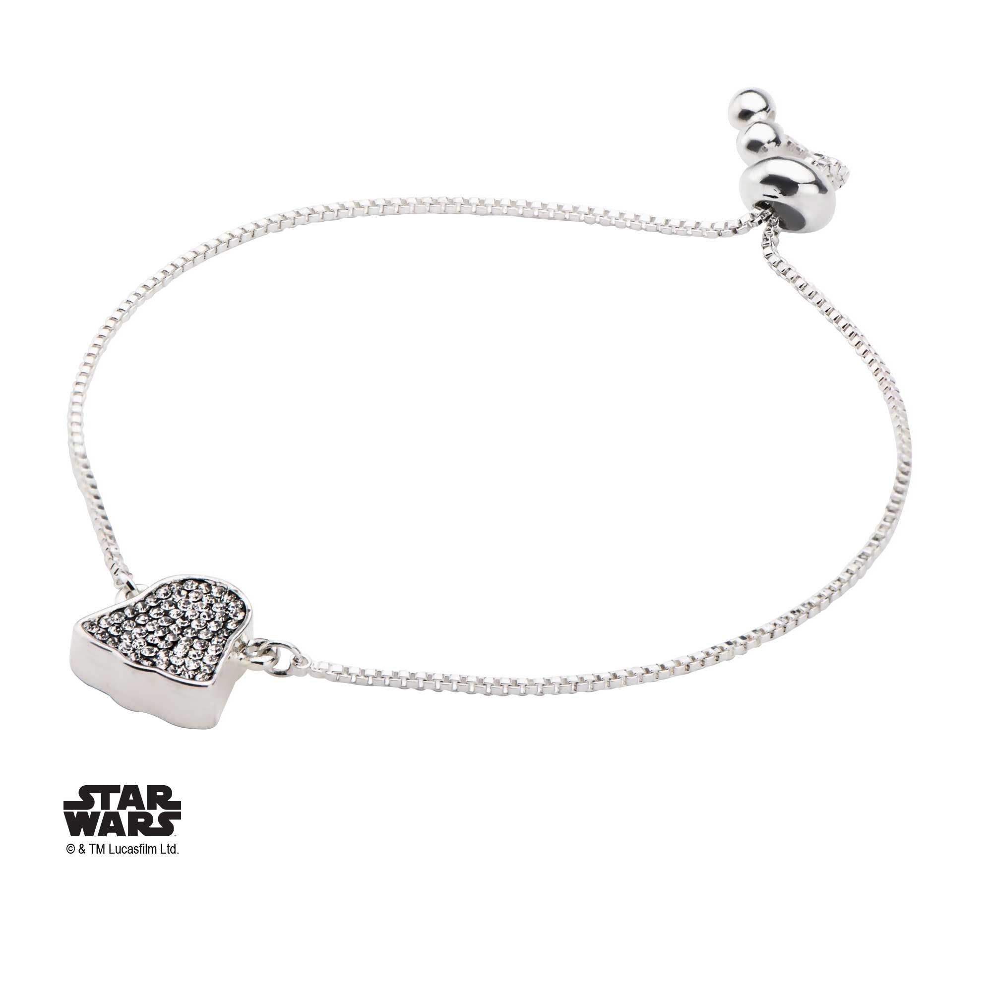 STAR WARS Star Wars Darth Vader Clear Gem Bracelet -Rebel Bod-RebelBod