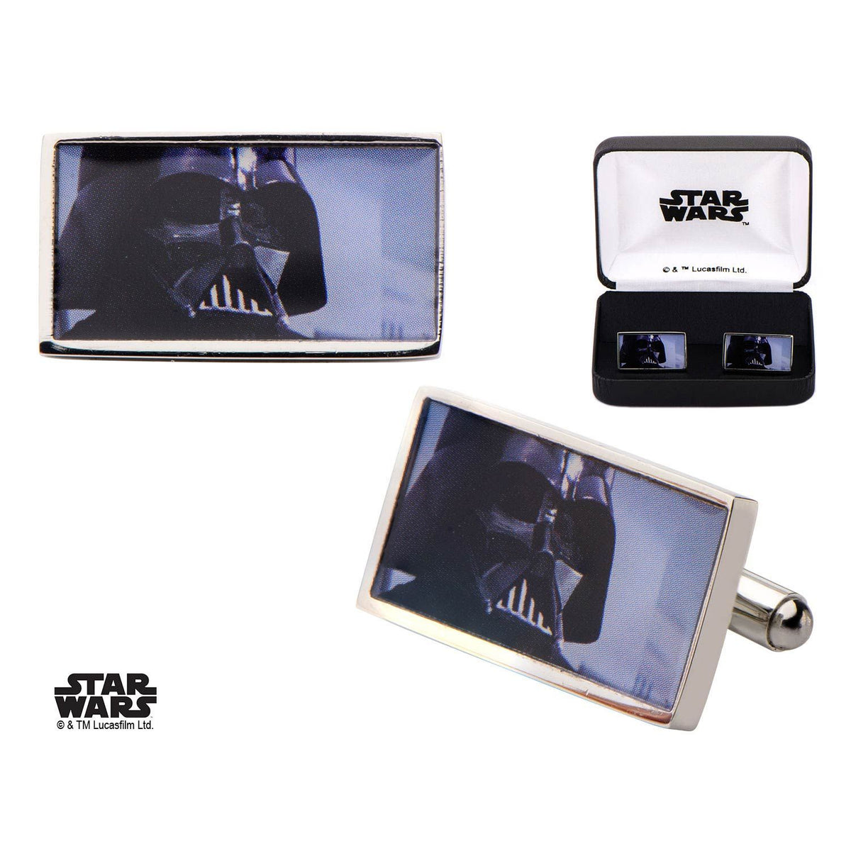 STAR WARS Star Wars Darth Vader Printed Rectangular Cufflinks -Rebel Bod-RebelBod