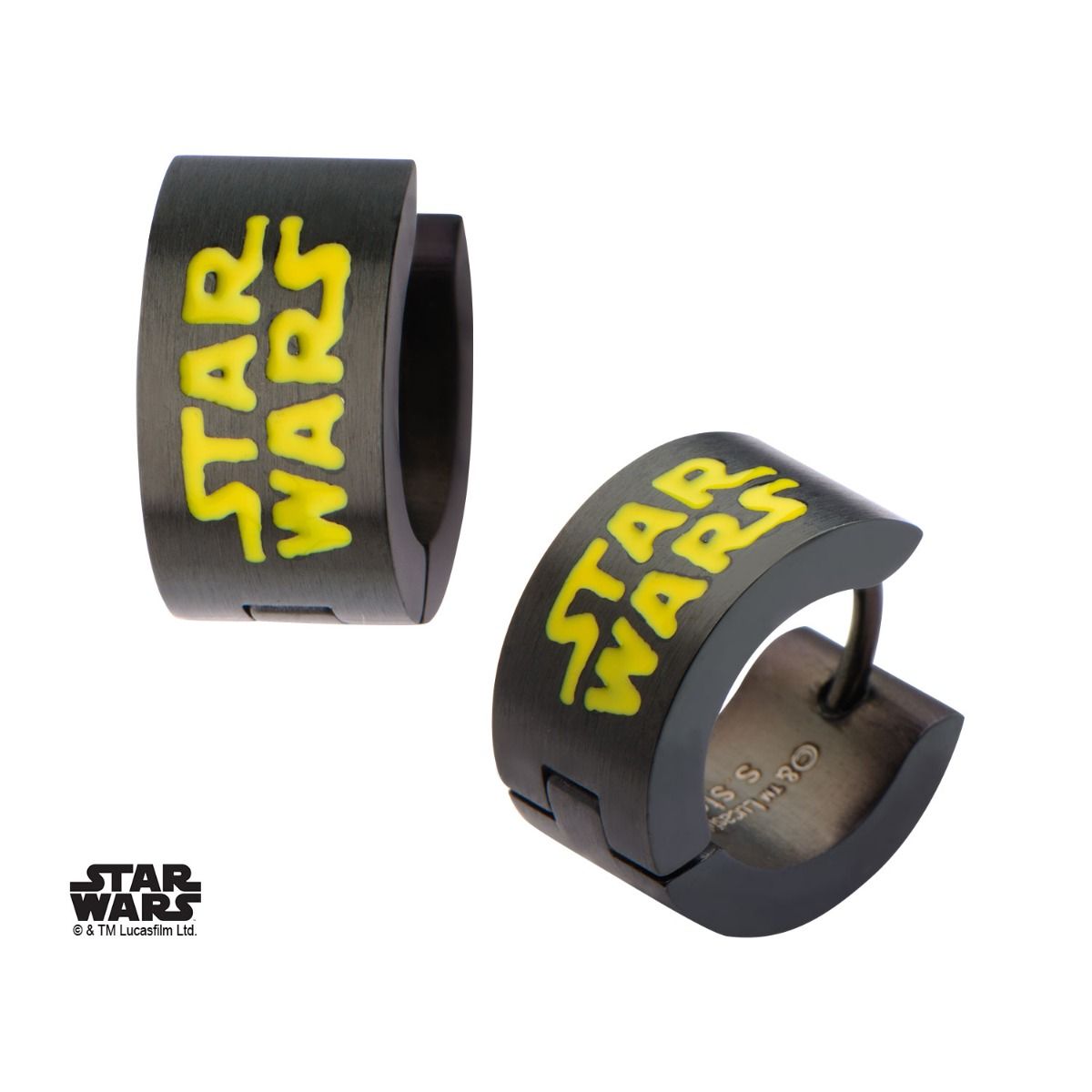 STAR WARS Star Wars Enamel Logo Huggie Earring -Rebel Bod-RebelBod