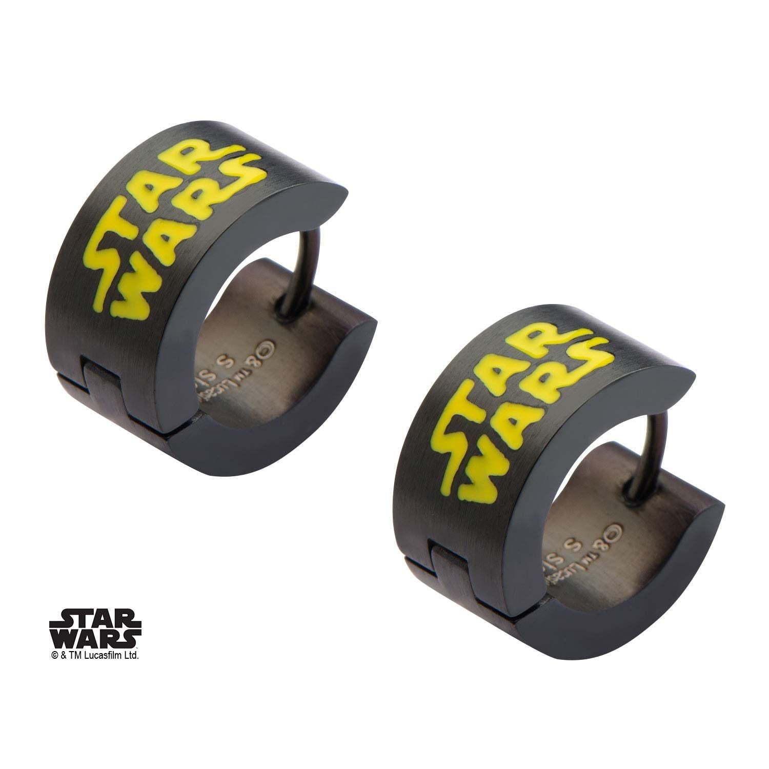 STAR WARS Star Wars Enamel Logo Huggie Earring -Rebel Bod-RebelBod