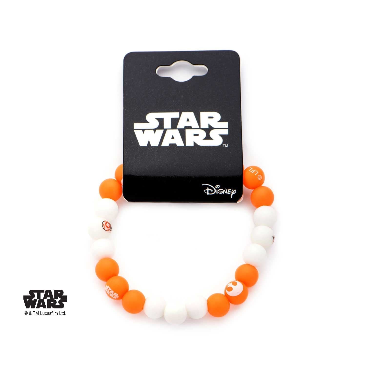 STAR WARS Star Wars Episode 7 BB-8 Silicone Bead Bracelet -Rebel Bod-RebelBod