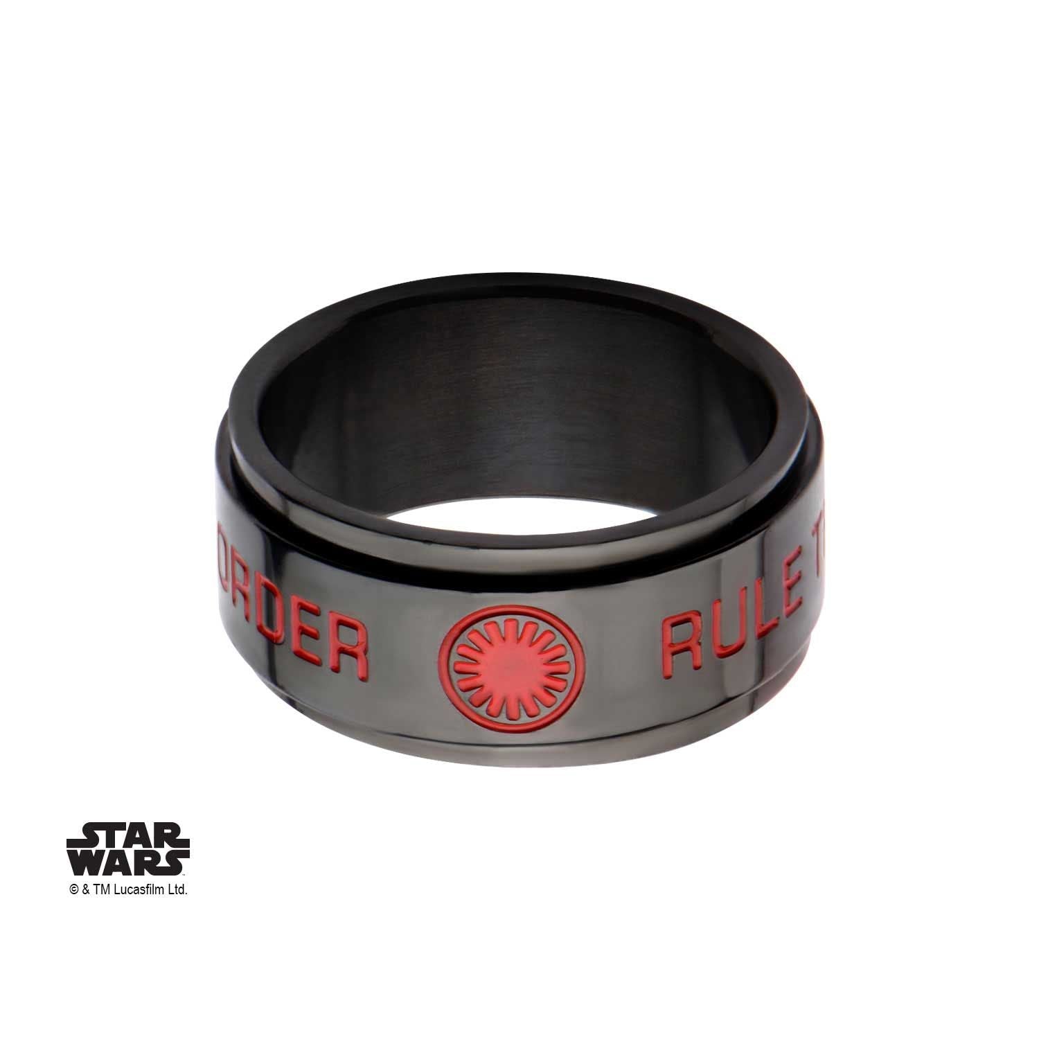 STAR WARS Star Wars Episode 7 First Order Spinner Ring -Rebel Bod-RebelBod