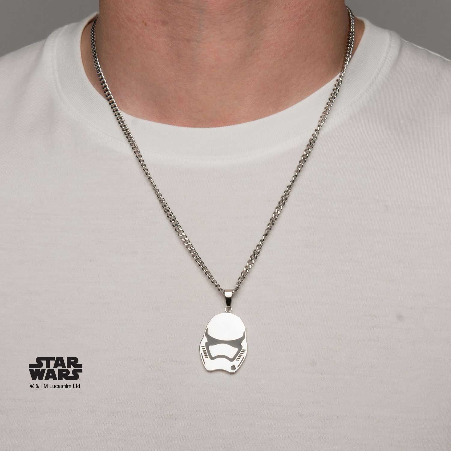 STAR WARS Star Wars Episode 7 Villain Trooper Pendant Necklace -Rebel Bod-RebelBod