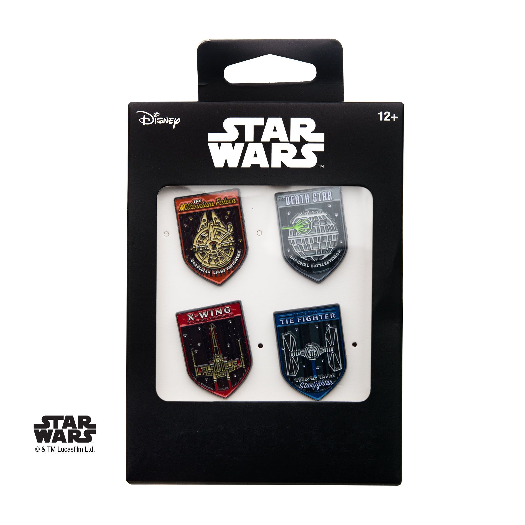 STAR WARS Star Wars Fighters Space Ships Lapel Pin Set (4pcs) -Rebel Bod-RebelBod