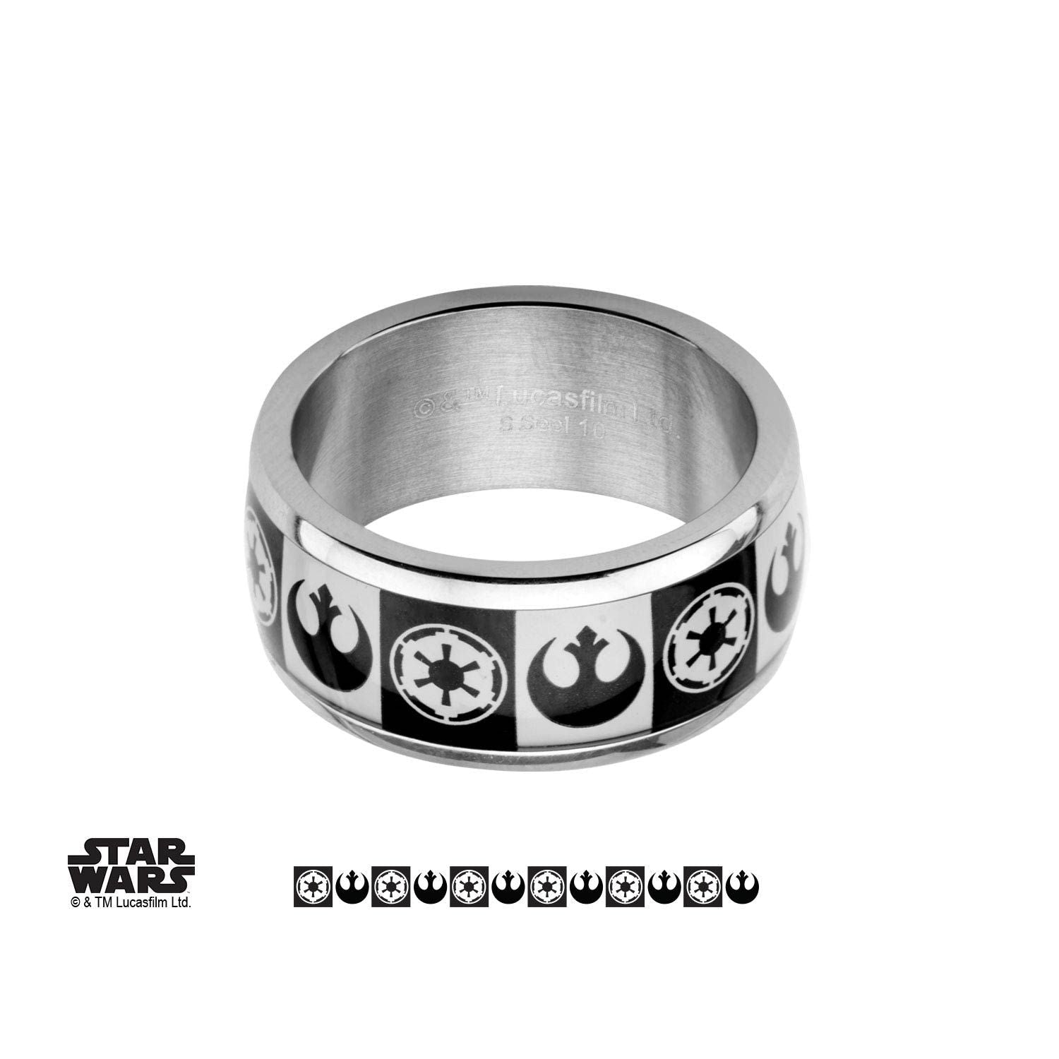 STAR WARS Star Wars Galactic Empire Rebel Alliance Symbol Ring -Rebel Bod-RebelBod