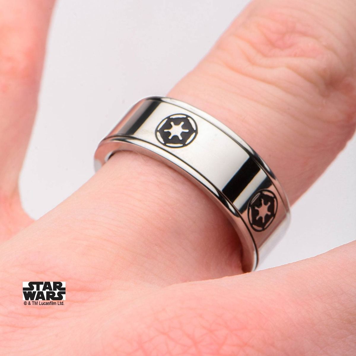 STAR WARS Star Wars Galactic Empire Symbol Spinner Ring -Rebel Bod-RebelBod