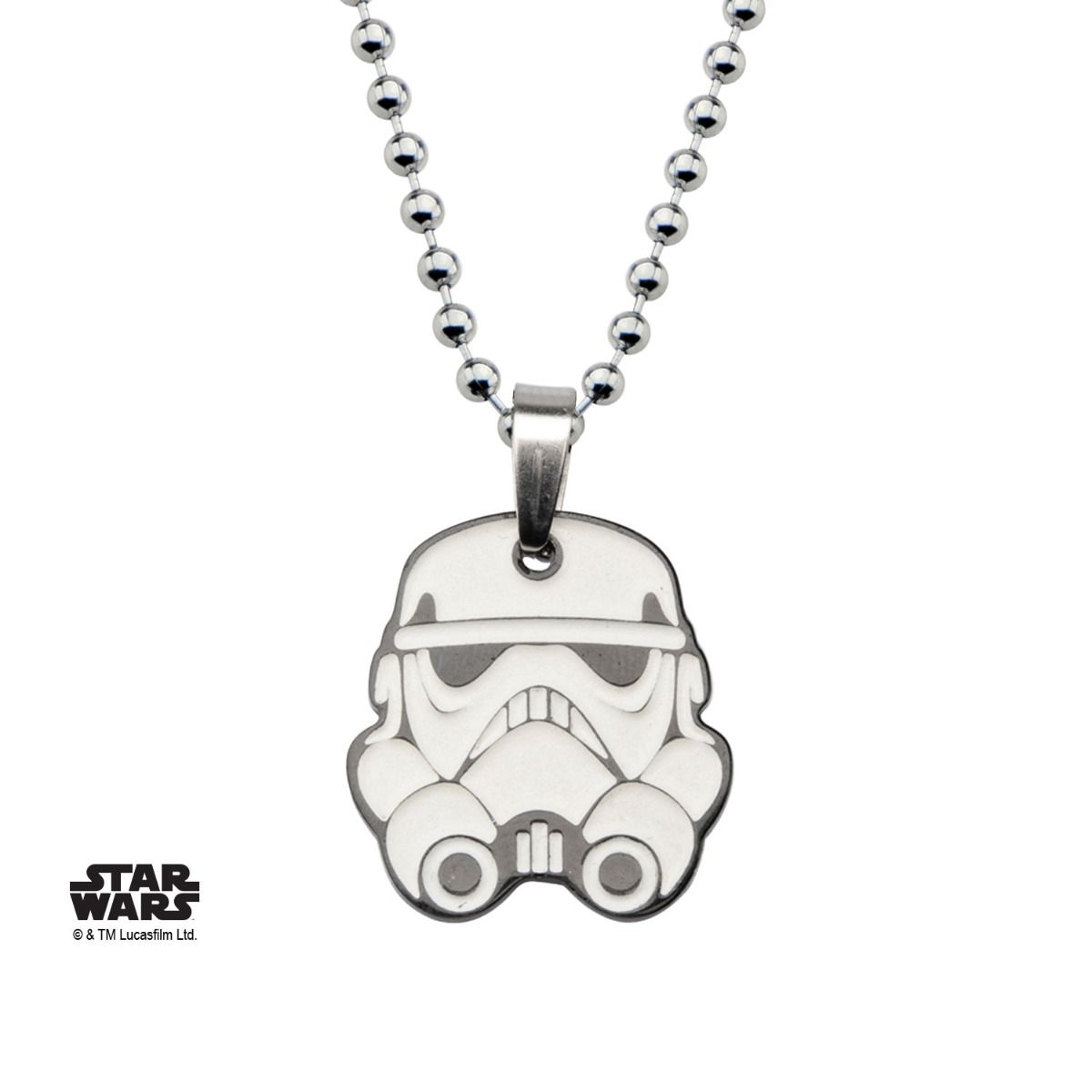 STAR WARS Star Wars Glow Rebels Stormtrooper Kids Pendant Necklace -Rebel Bod-RebelBod
