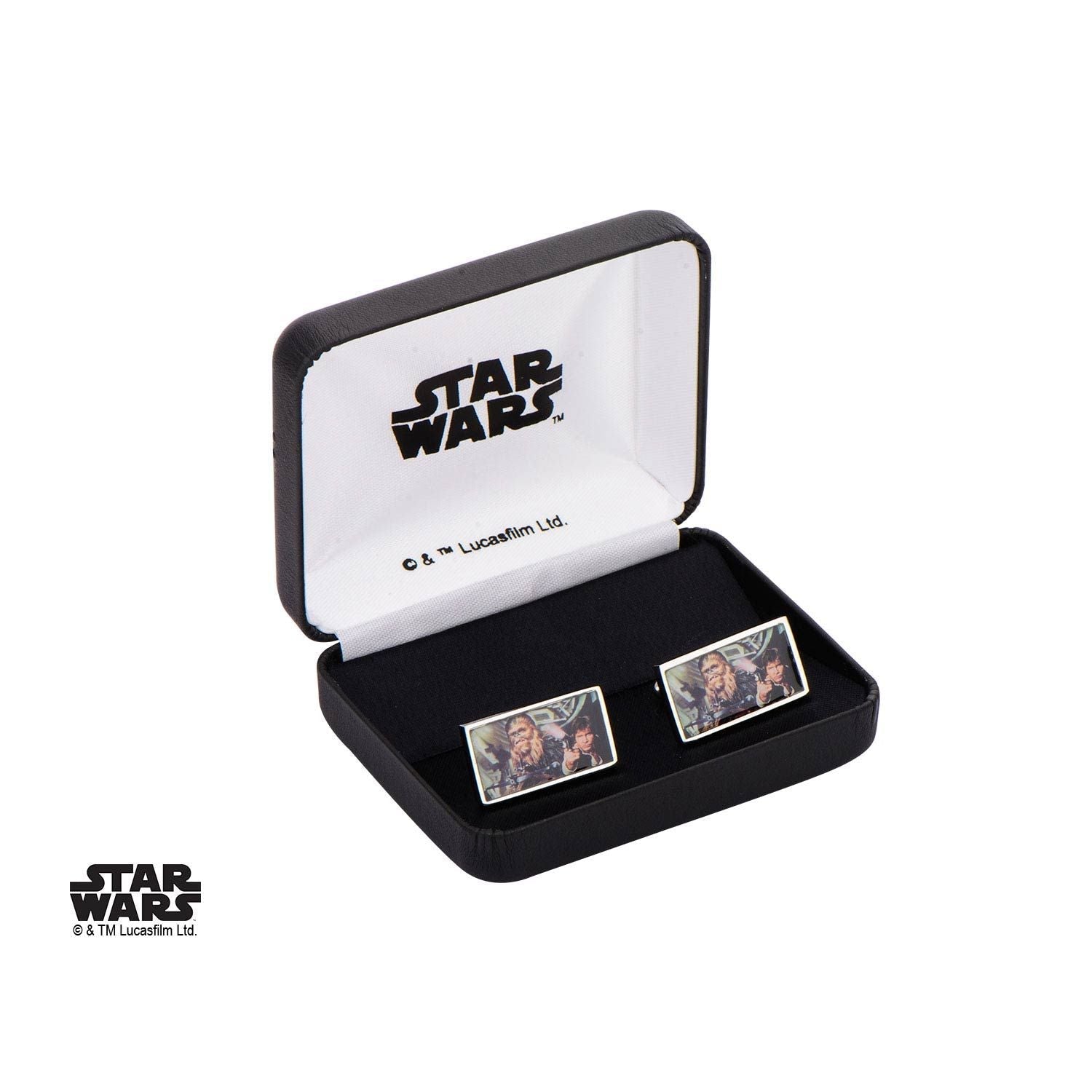 STAR WARS Star Wars Han Solo Printed Square Cufflinks -Rebel Bod-RebelBod