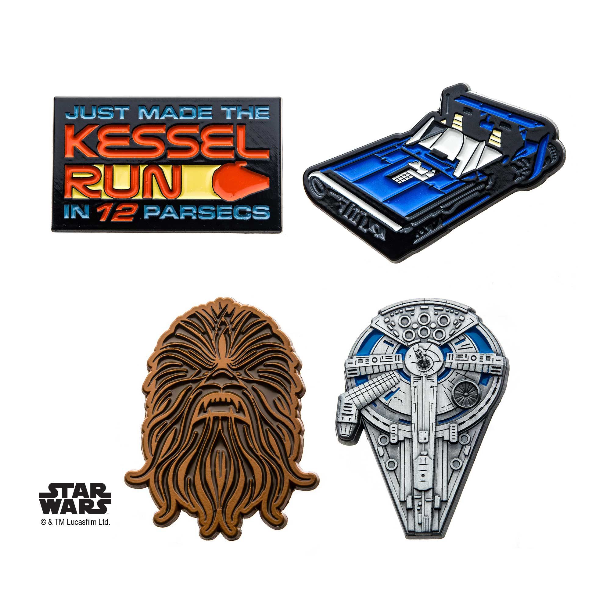 STAR WARS Star Wars Lapel Pin Set (4pcs) -Rebel Bod-RebelBod