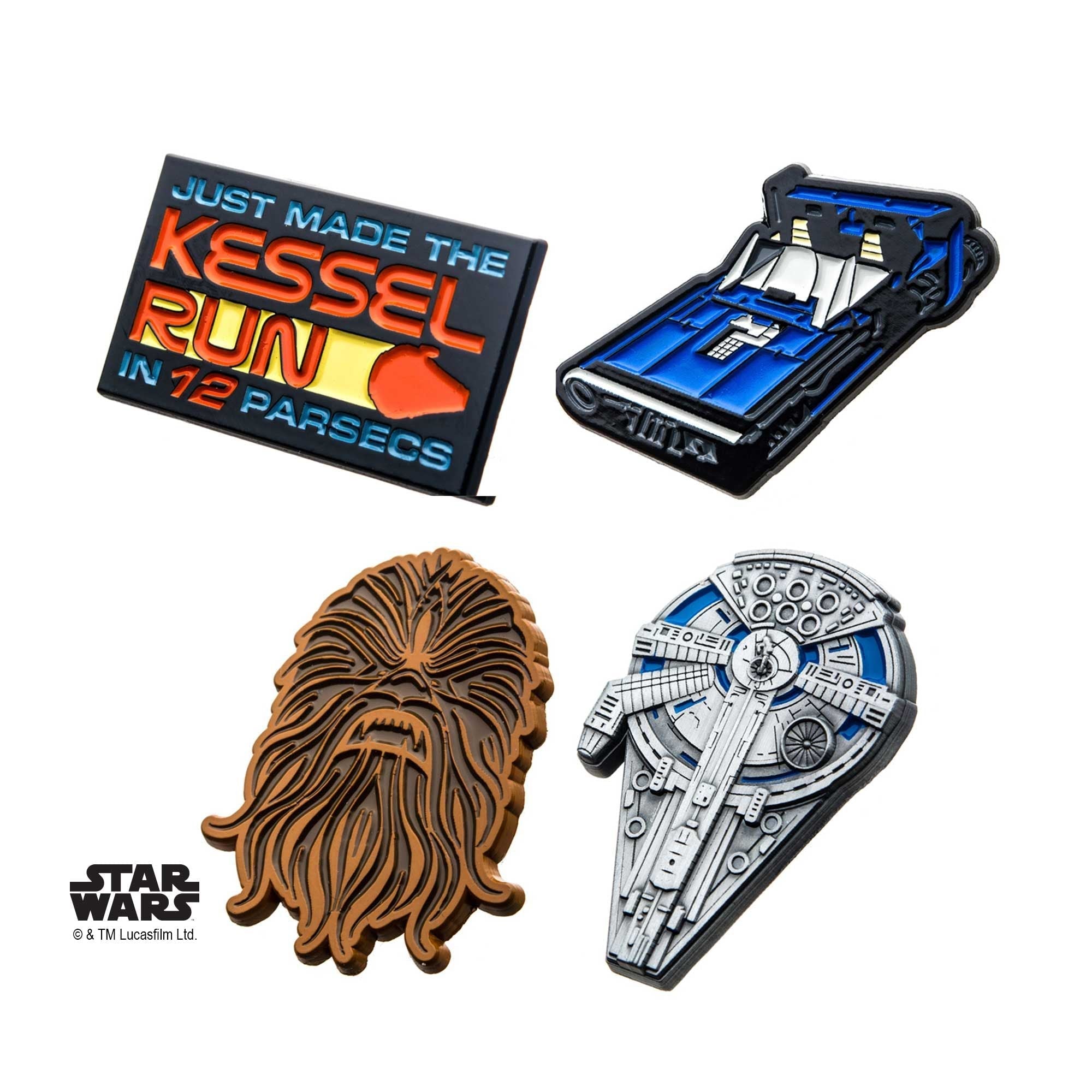 STAR WARS Star Wars Lapel Pin Set (4pcs) -Rebel Bod-RebelBod