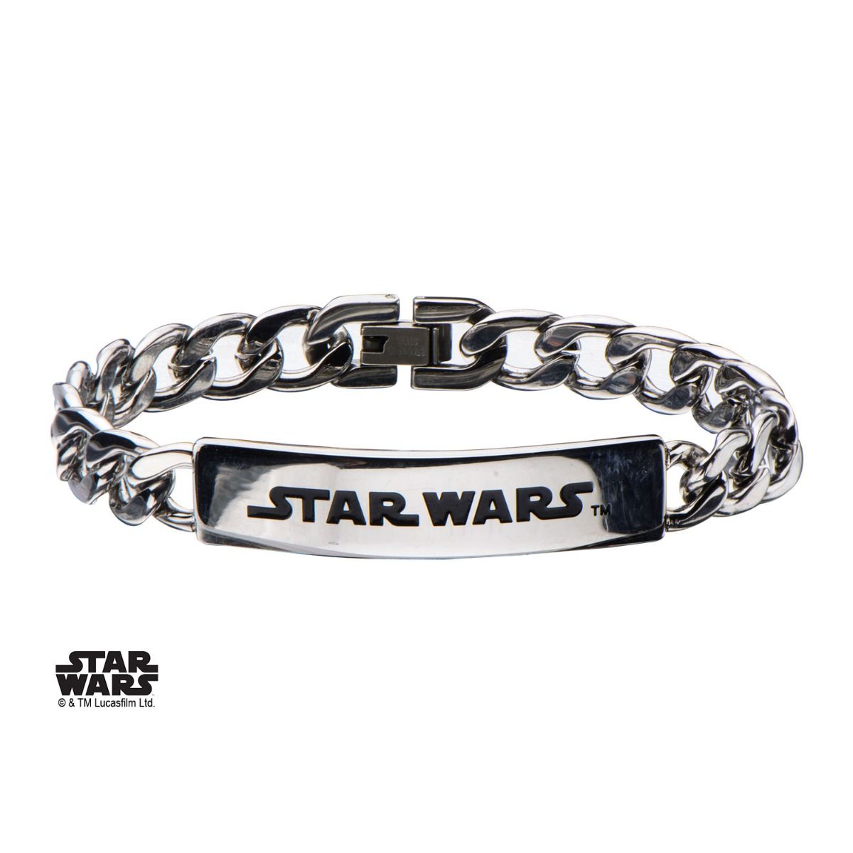 STAR WARS Star Wars Logo ID Curb Chain Bracelet -Rebel Bod-RebelBod