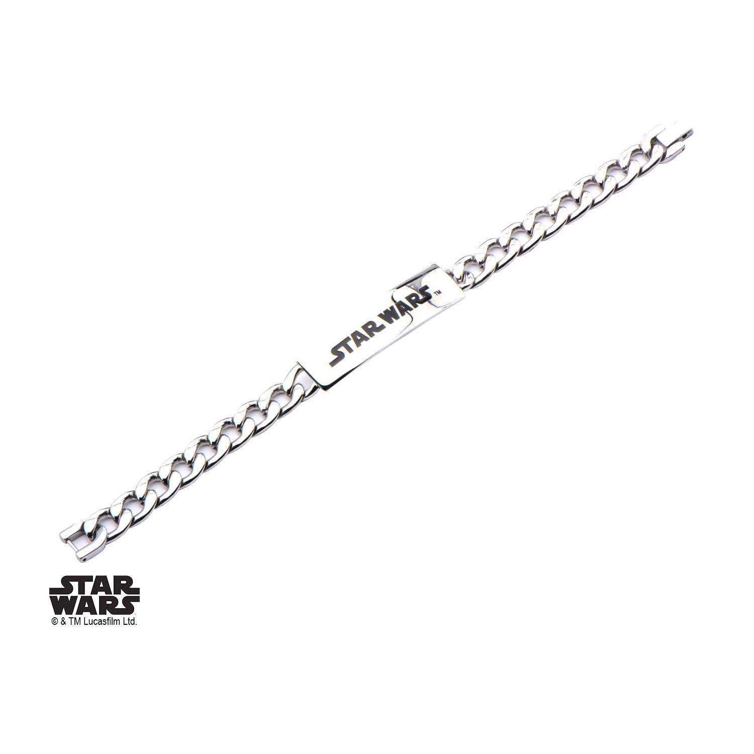 STAR WARS Star Wars Logo ID Curb Chain Bracelet -Rebel Bod-RebelBod