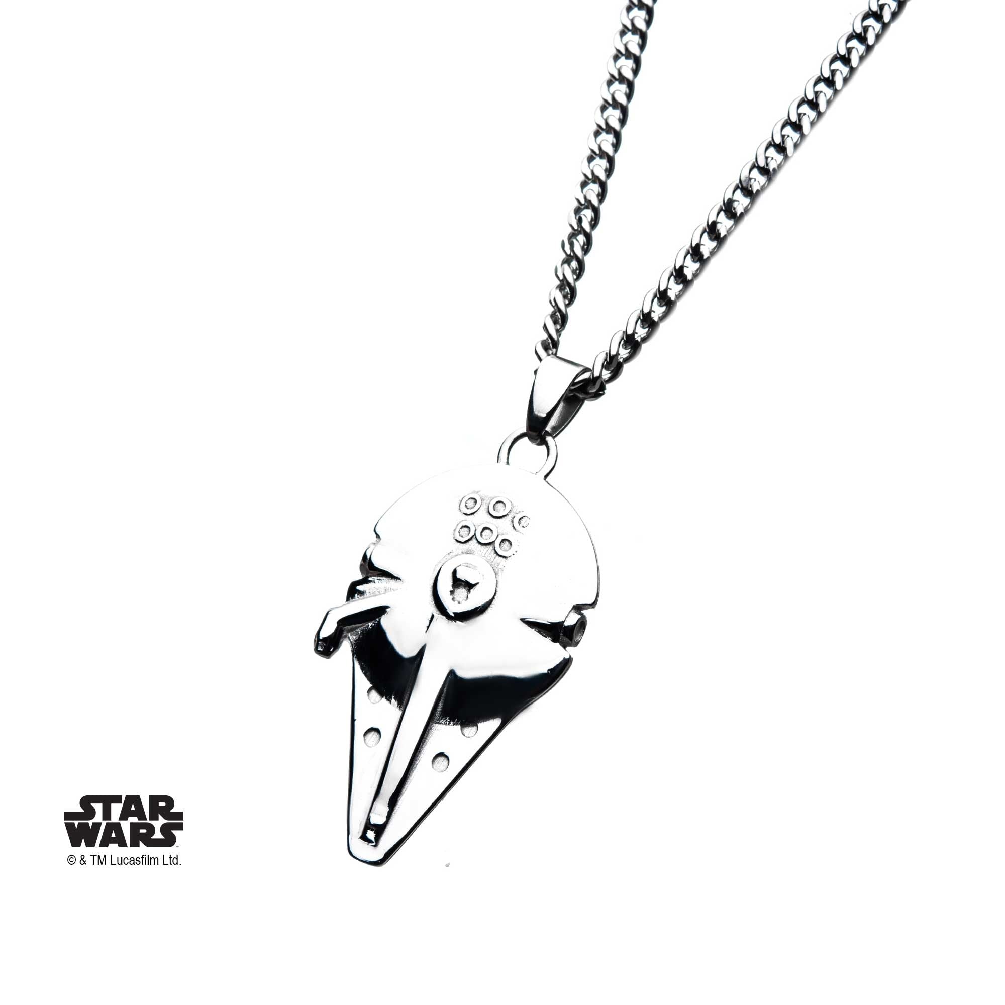 STAR WARS Star Wars Millennium Falcon Pendant Necklace -Rebel Bod-RebelBod