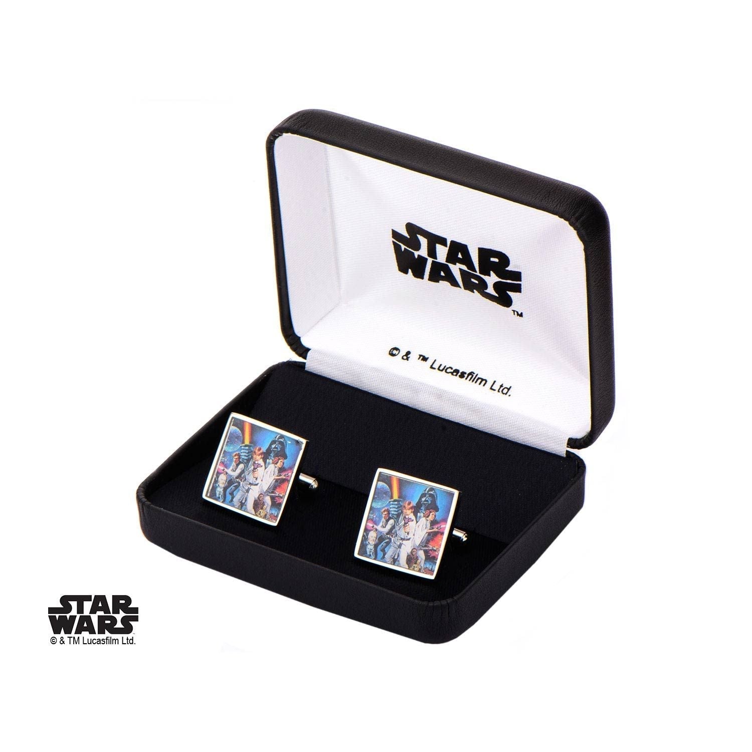 STAR WARS Star Wars Poster Printed Square Cufflinks B -Rebel Bod-RebelBod