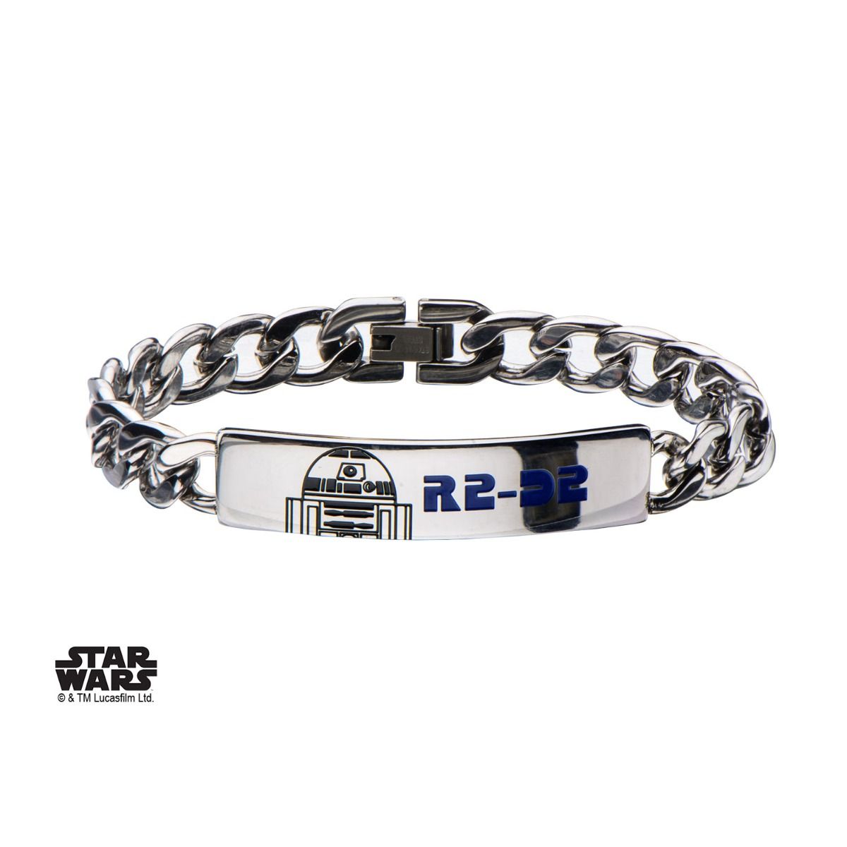 STAR WARS Star Wars R2-D2 ID Curb Chain Bracelet -Rebel Bod-RebelBod