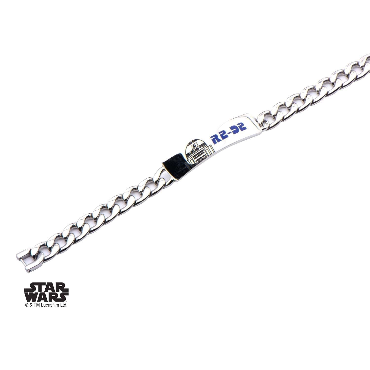 STAR WARS Star Wars R2-D2 ID Curb Chain Bracelet -Rebel Bod-RebelBod