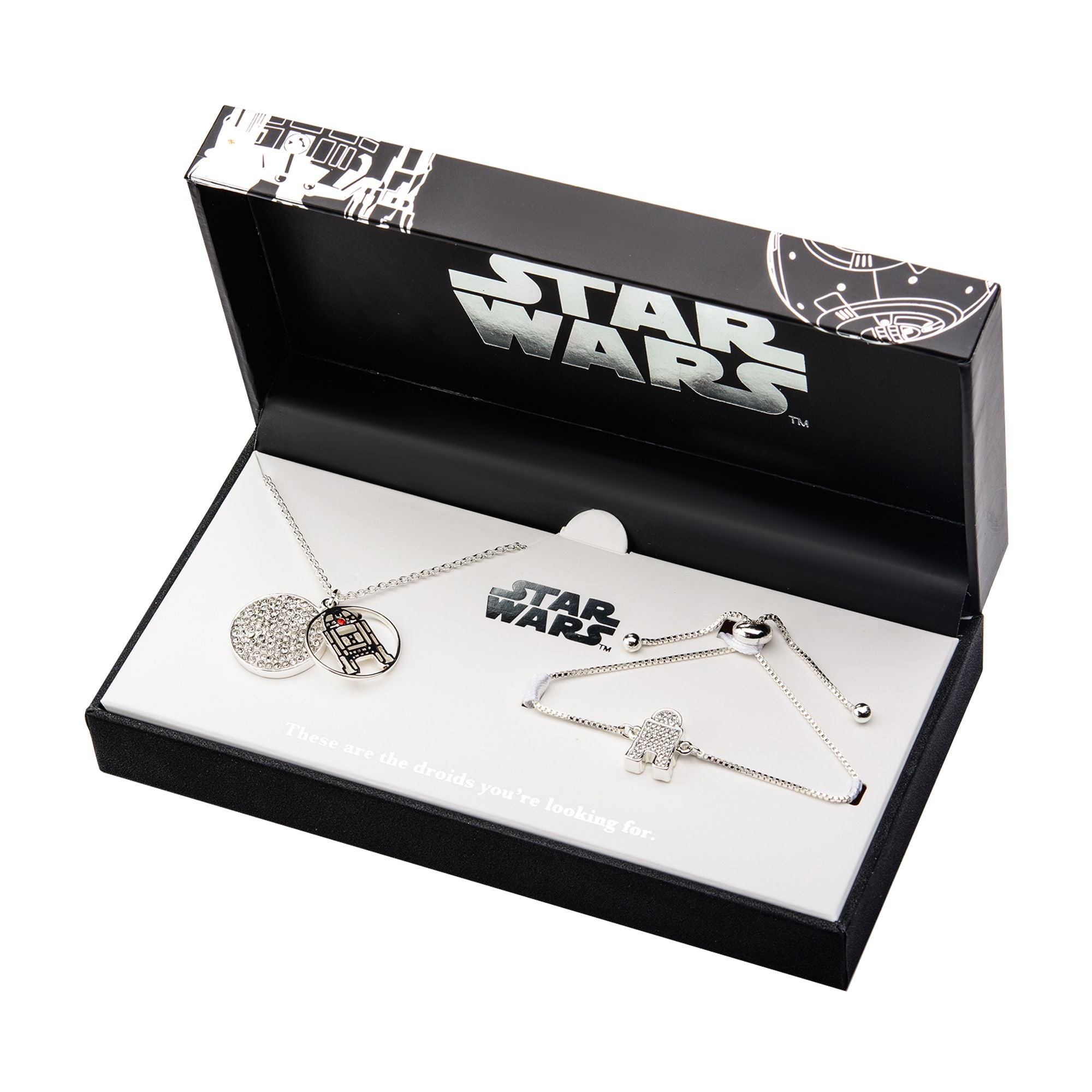 STAR WARS Star Wars R2-D2 Necklace Bracelet Set -Rebel Bod-RebelBod