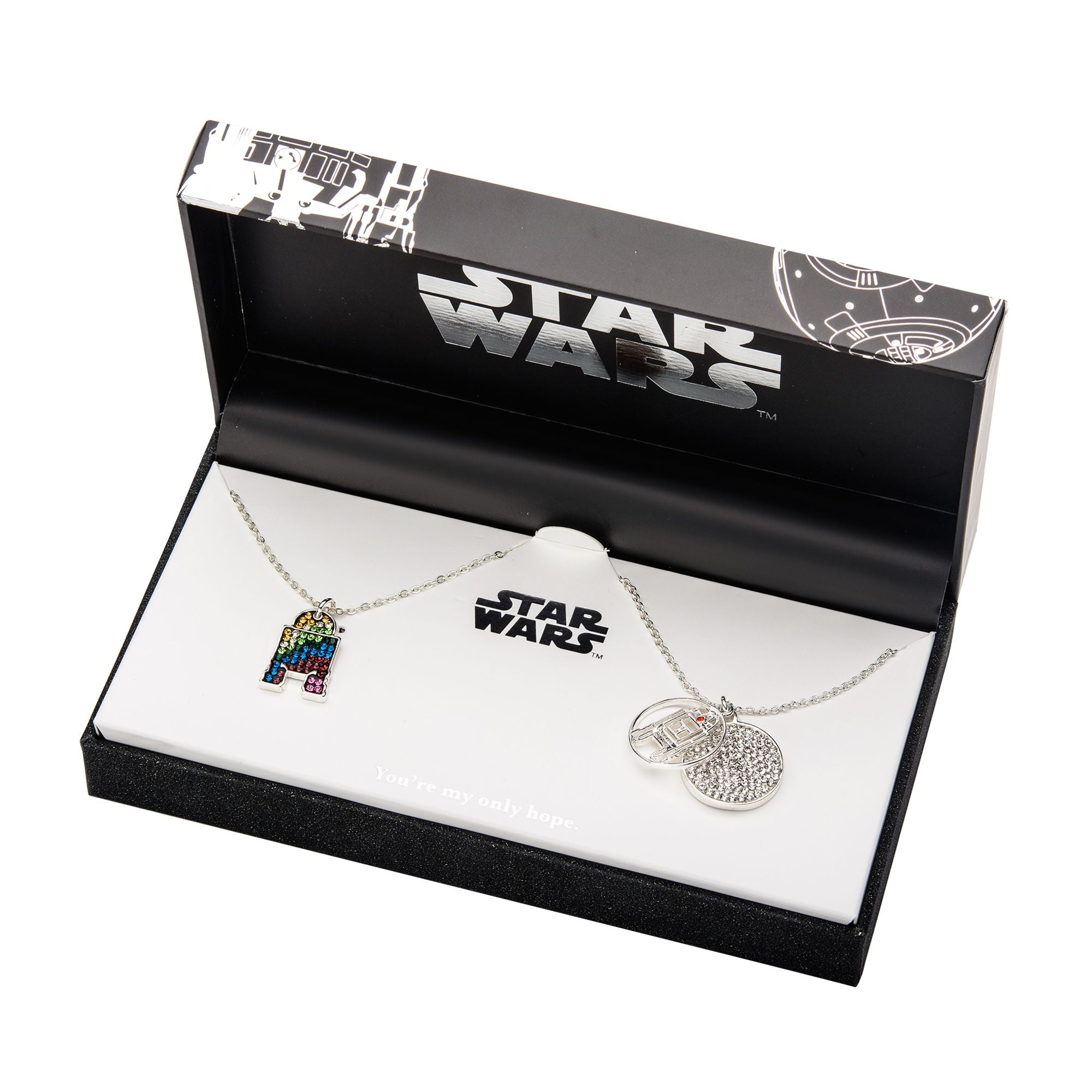 STAR WARS Star Wars R2-D2 Pendant Necklace Set -Rebel Bod-RebelBod