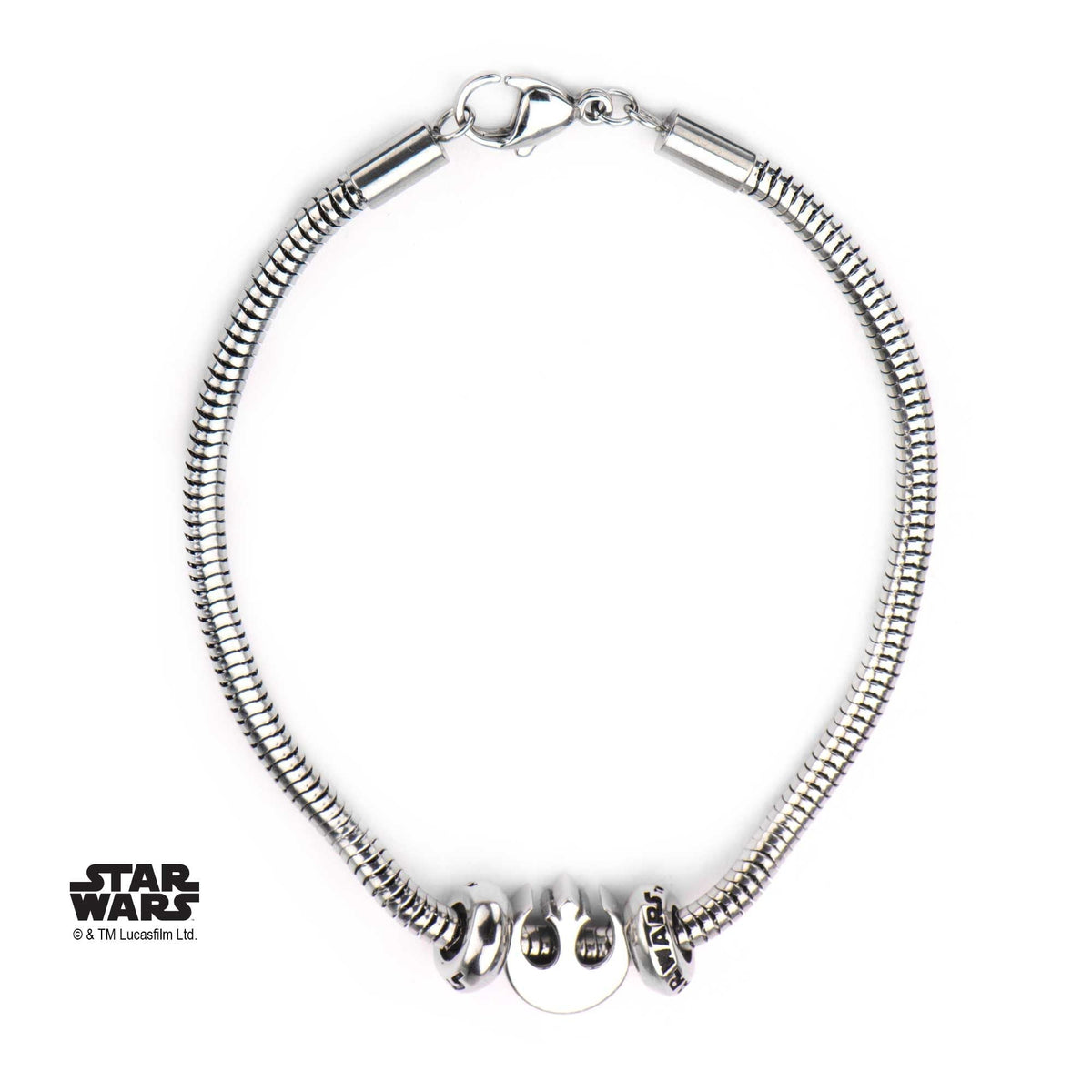 STAR WARS Star Wars Rebel Alliance Symbol Charm Bead Bracelet -Rebel Bod-RebelBod