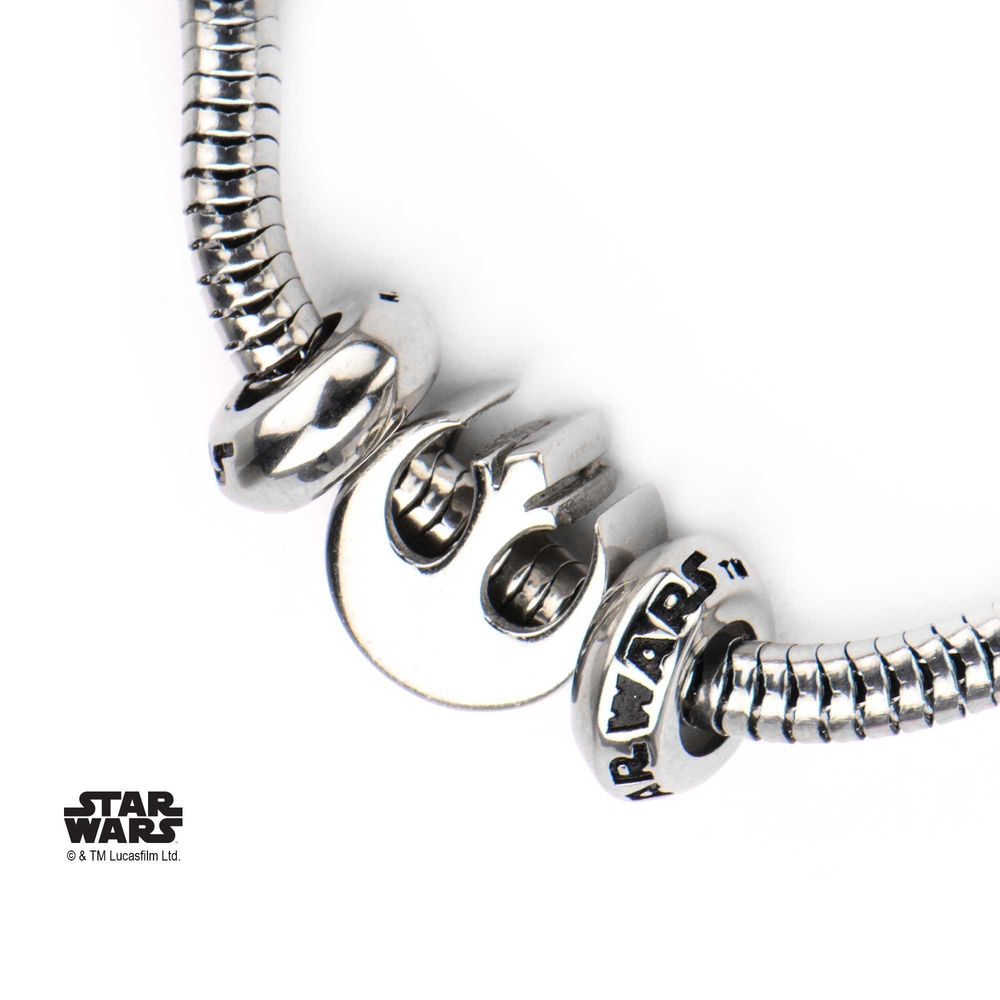 STAR WARS Star Wars Rebel Alliance Symbol Charm Bead Bracelet -Rebel Bod-RebelBod