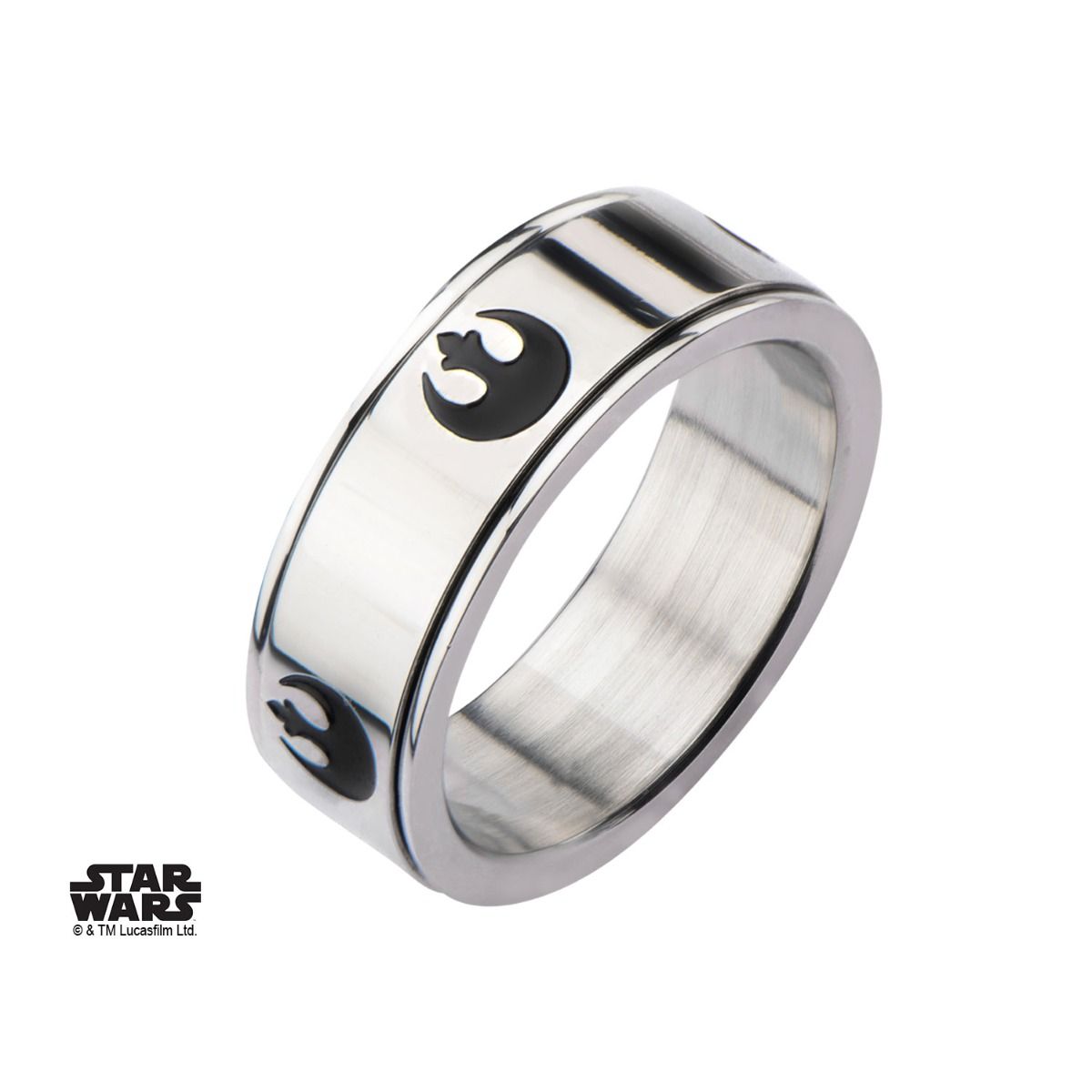 STAR WARS Star Wars Rebel Alliance Symbol Spinner Ring -Rebel Bod-RebelBod