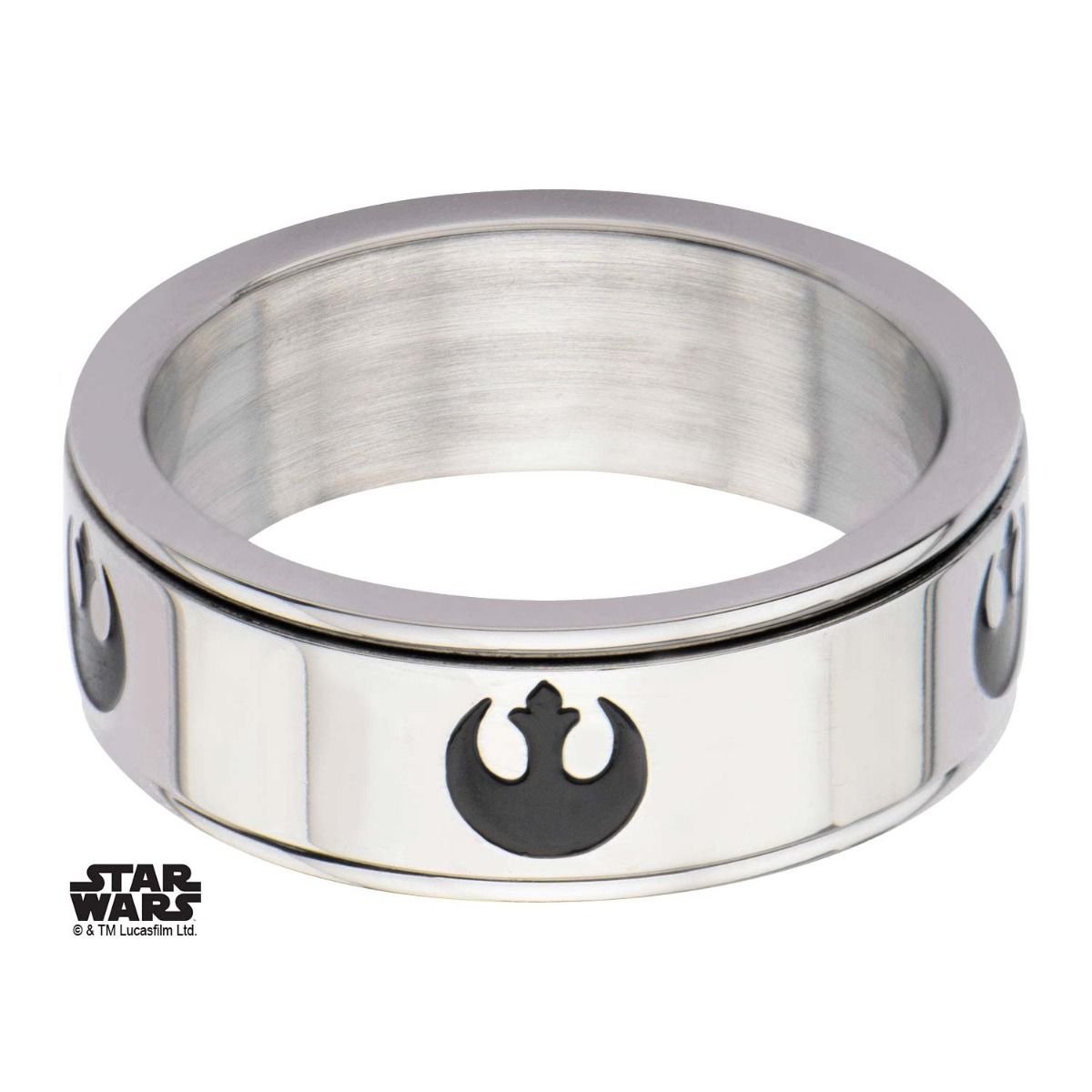 STAR WARS Star Wars Rebel Alliance Symbol Spinner Ring -Rebel Bod-RebelBod