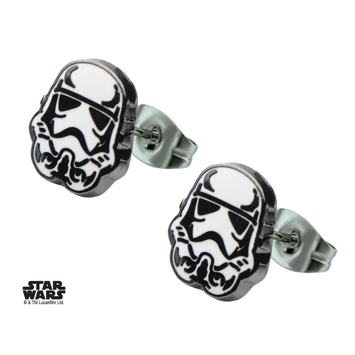 STAR WARS Star Wars Stormtrooper Enamel Stud Earring -Rebel Bod-RebelBod