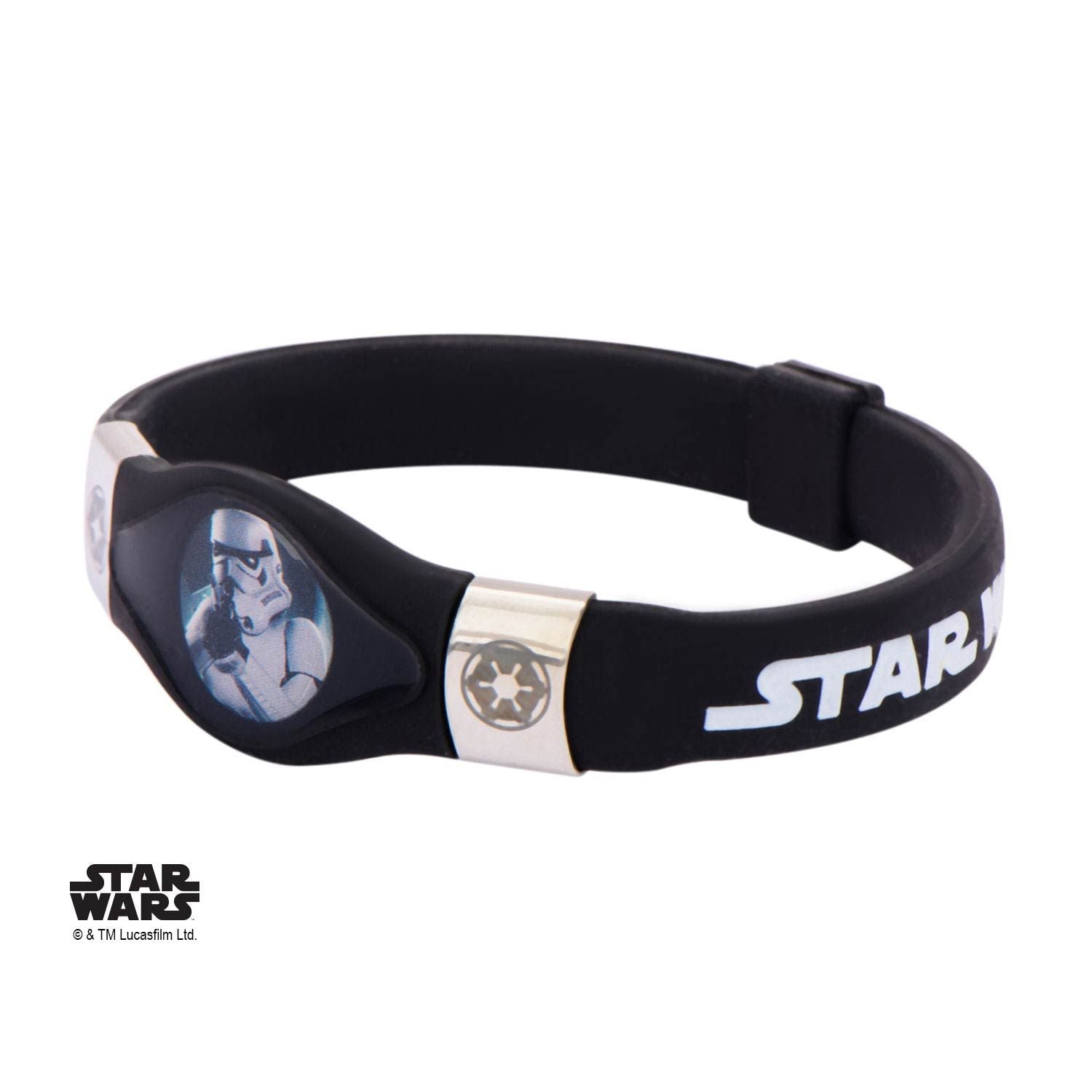 STAR WARS Star Wars Stormtrooper Galactic Empire Symbol Kids Silicone Bracelet -Rebel Bod-RebelBod