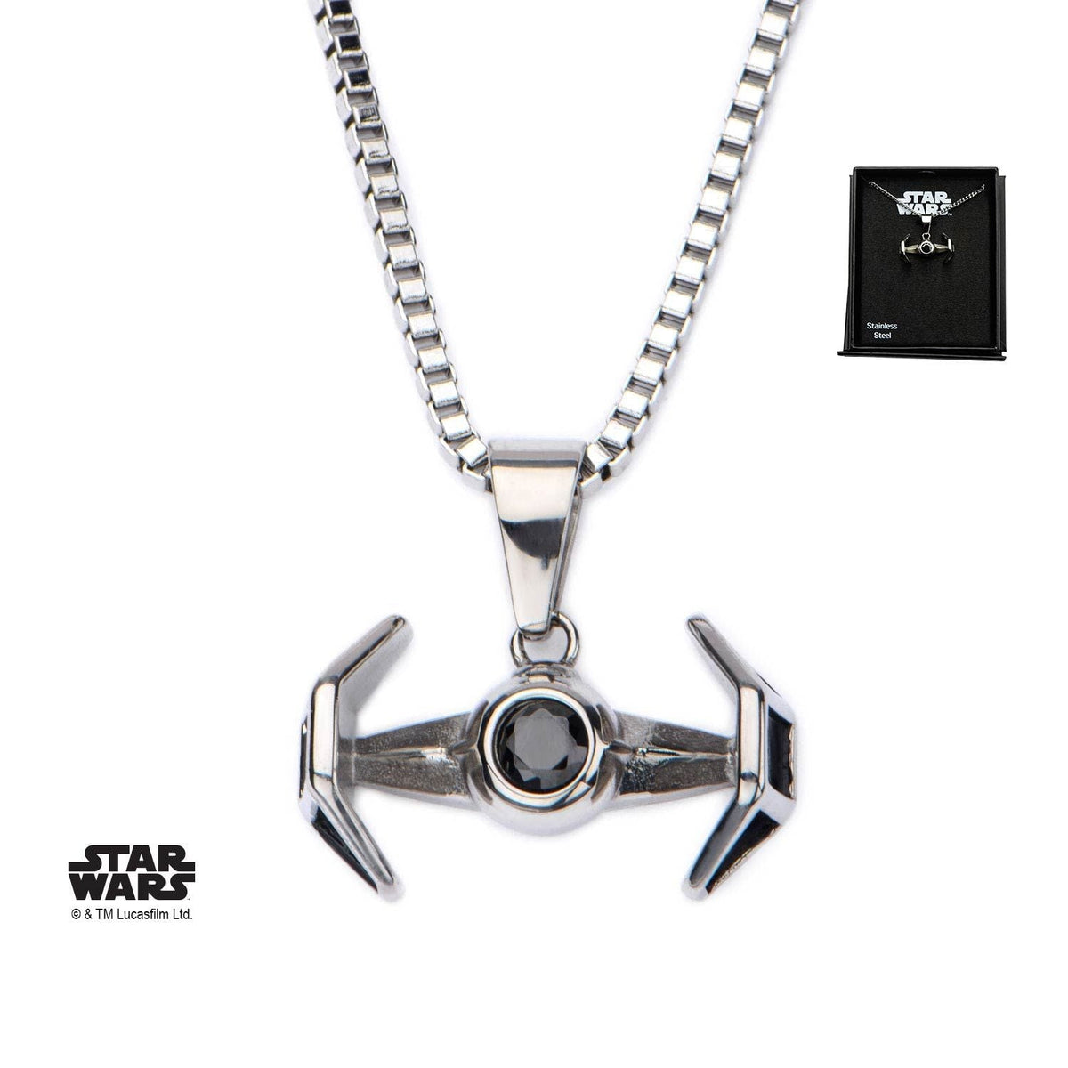 STAR WARS Star Wars Tie Fighter Pendant Necklace -Rebel Bod-RebelBod