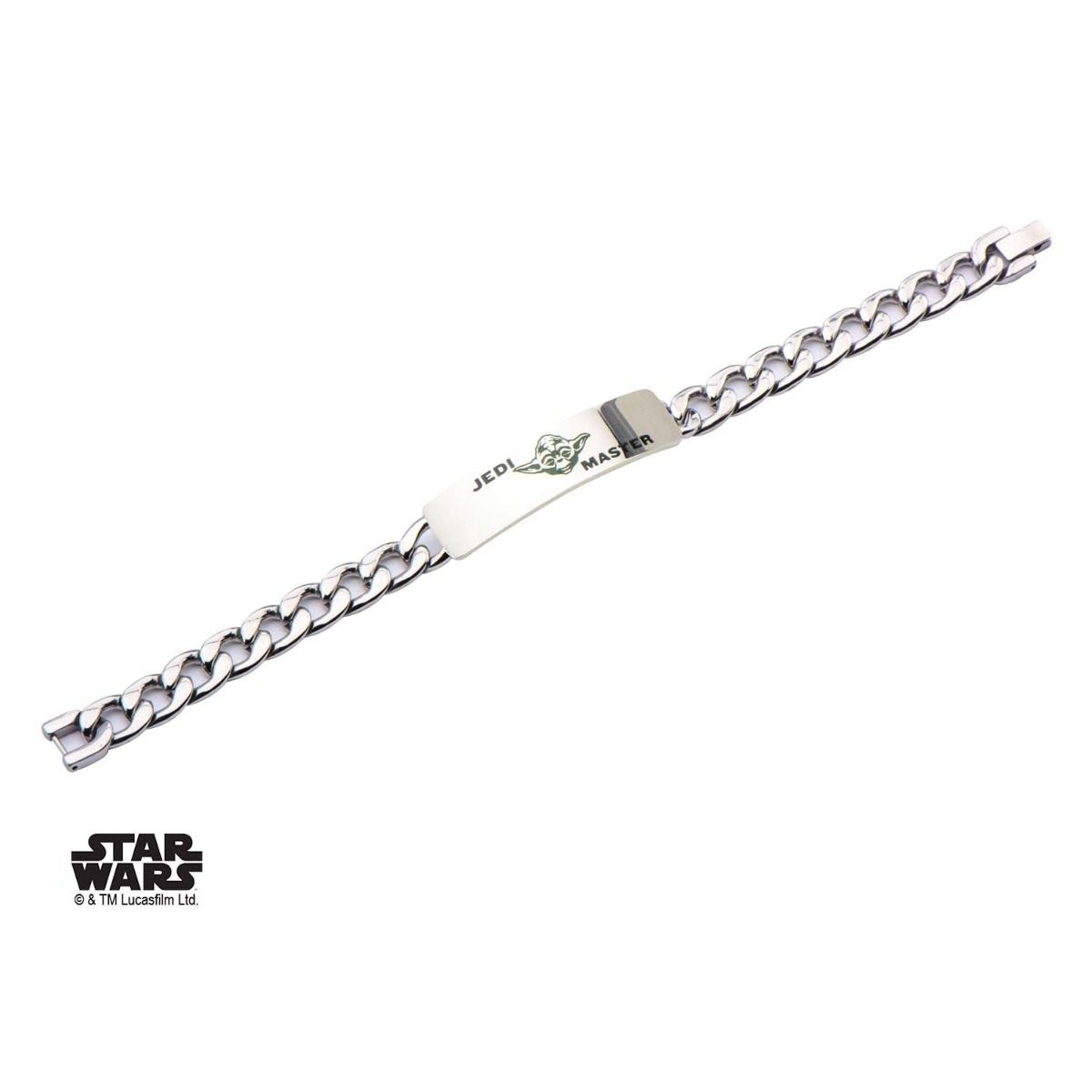 STAR WARS Star Wars Yoda ID Curb Chain Bracelet -Rebel Bod-RebelBod