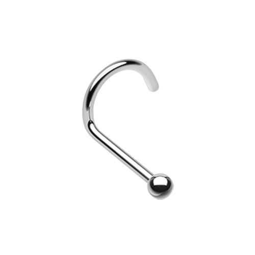 Nose Ring - Nose Screw Steel Ball Basic Nose Screw Ring -Rebel Bod-RebelBod