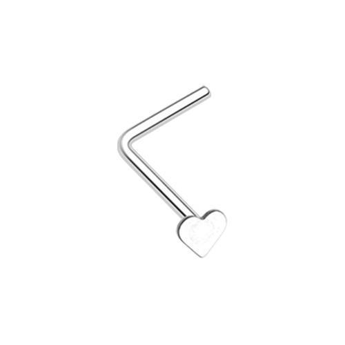 Heart L-Shaped Nose Ring Rebel Bod - Main Image