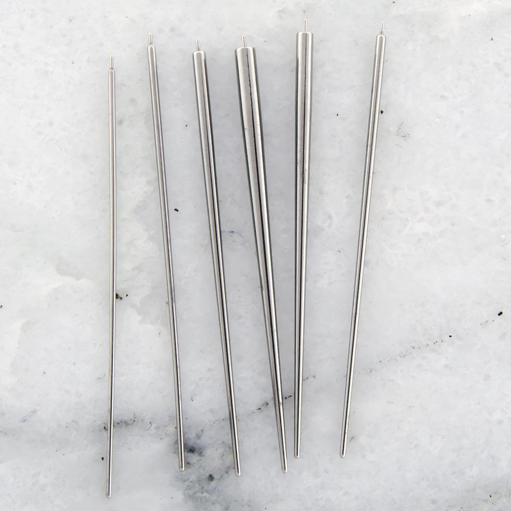 Tapers - Straight Steel Pin Tapers / Insertion Taper - 1 Piece -Rebel Bod-RebelBod