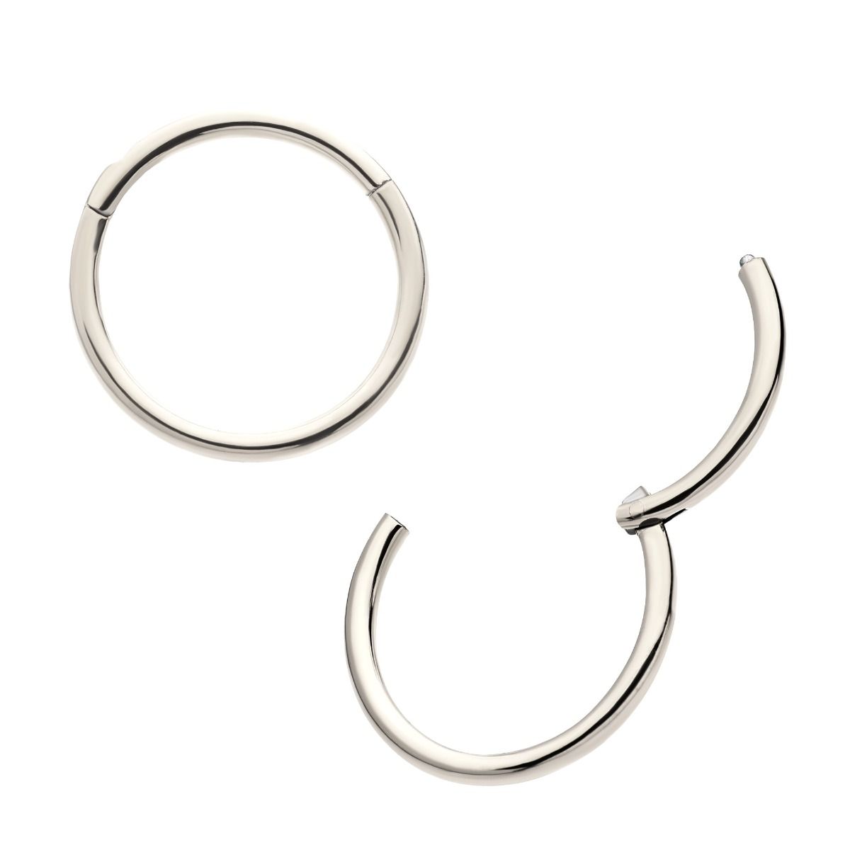 Cartilage Jewelry Surgical Steel Basic Hinged Segment Ring -Rebel Bod-RebelBod