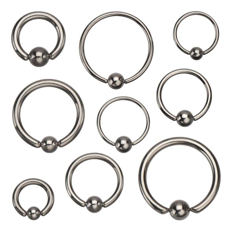 CAPTIVE BEAD RING/Nose Ring/Belly Button Rings/Cartilage Earrings/Septum Rings/Daith Surgical Steel Captive Bead rings -Rebel Bod-RebelBod