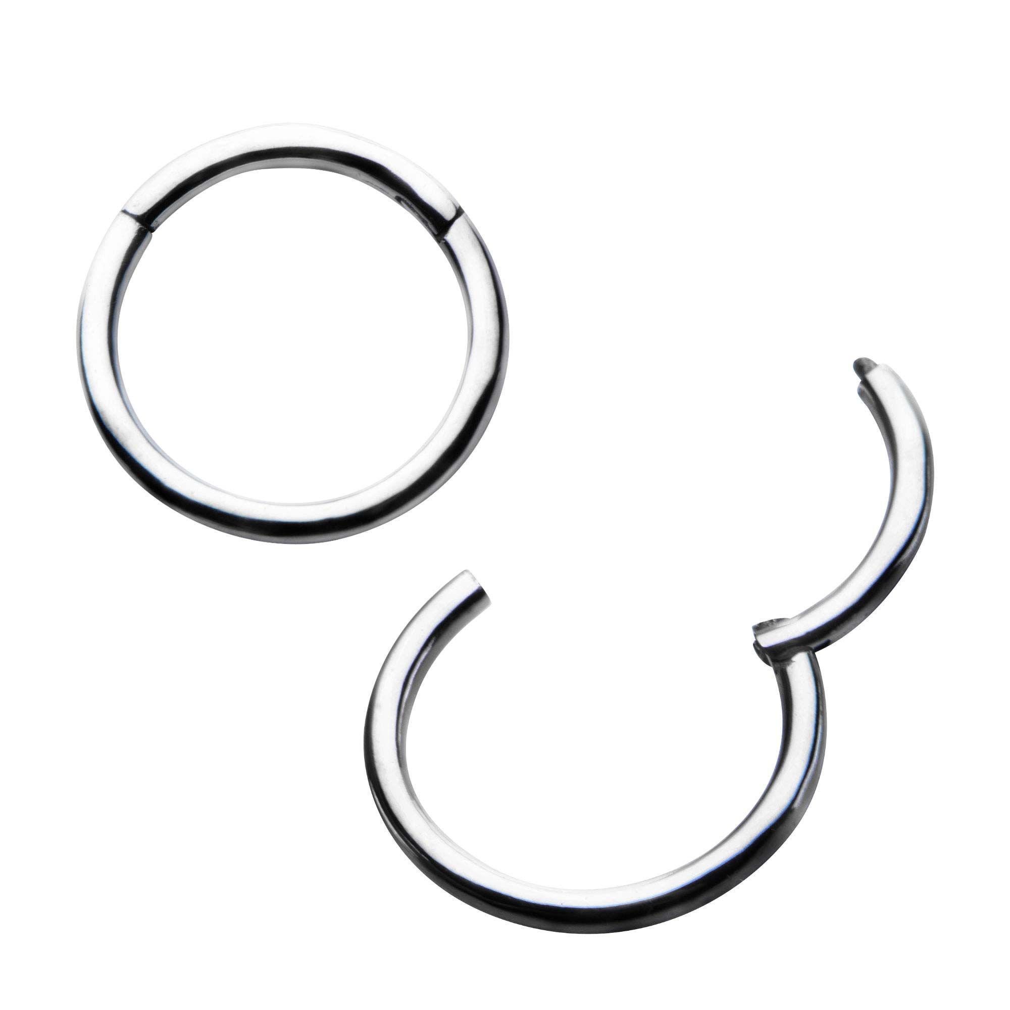 REDNITY 316L Surgical Steel Hinged Nose Ring Hoop, 18G 16G India | Ubuy