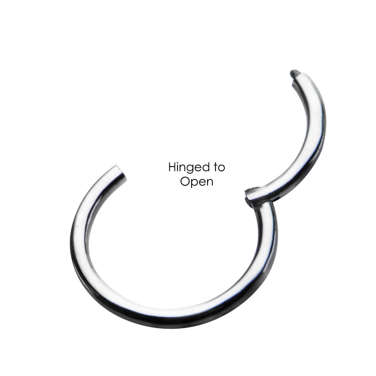SEAMLESS CLICKER Surgical Steel Clicker Hinged Segment Ring sbvsgrhs -Rebel Bod-RebelBod