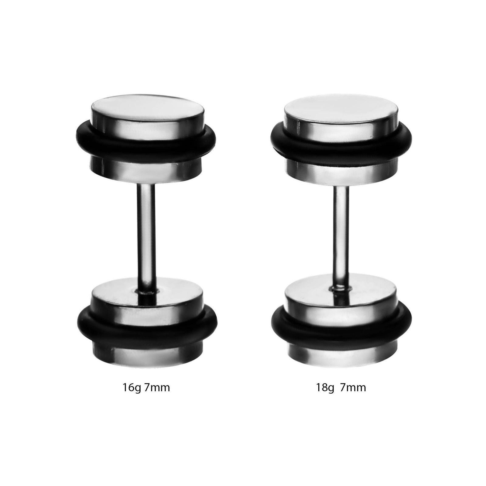 Faux Plugs - 1 Pair