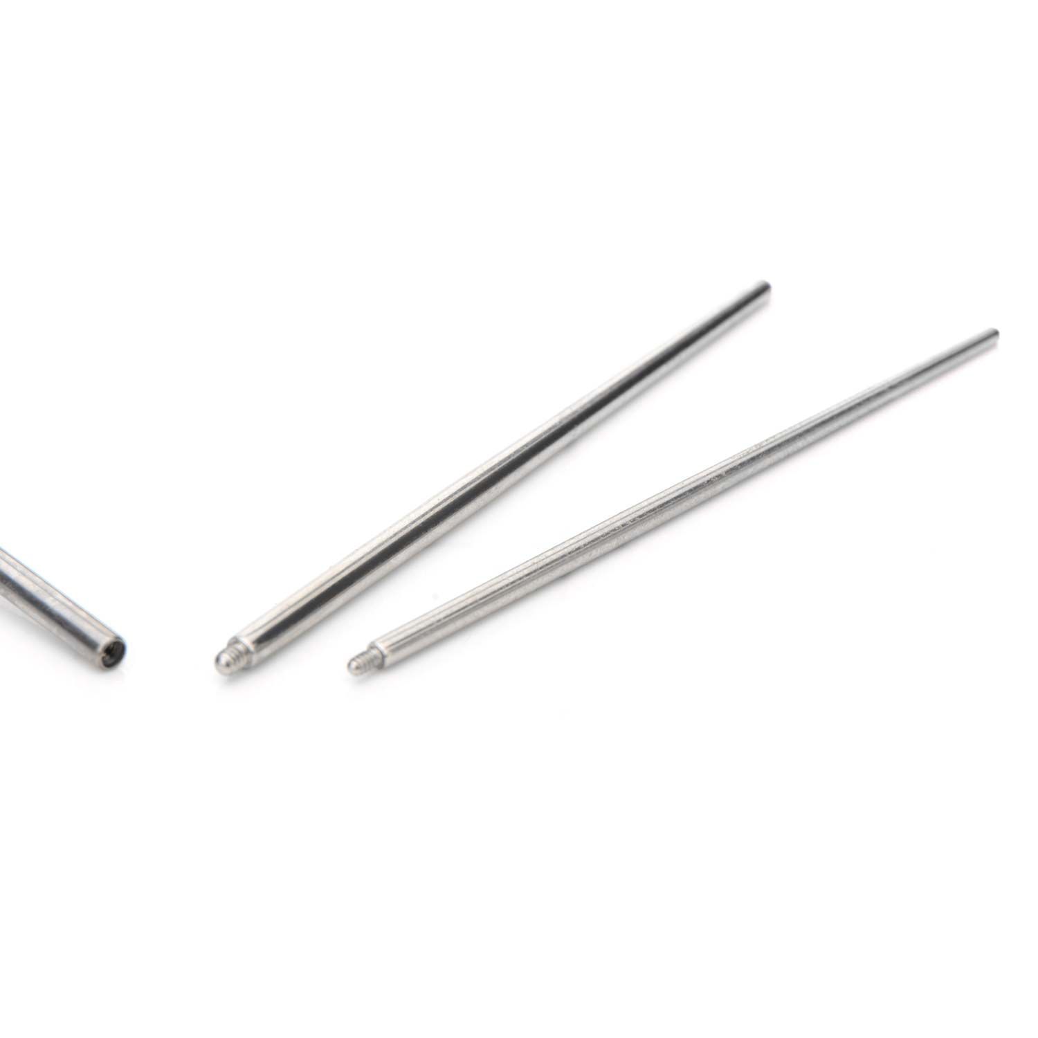 Tapers - Straight Surgical Steel Threaded Insertion Pin Taper For Internally Threaded Jewelry sbvtaspt - 1 Piece -Rebel Bod-RebelBod