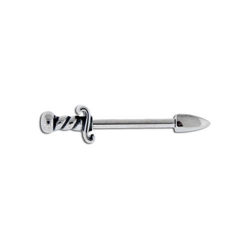 Sword Ends Nipple Barbell - 1 Piece