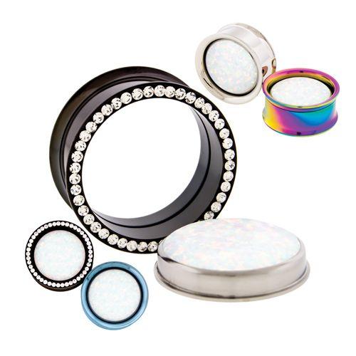 Synthetic Opal Insert  - 1 Pair -Rebel Bod-RebelBod