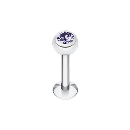 Tanzanite Gem Ball Labret